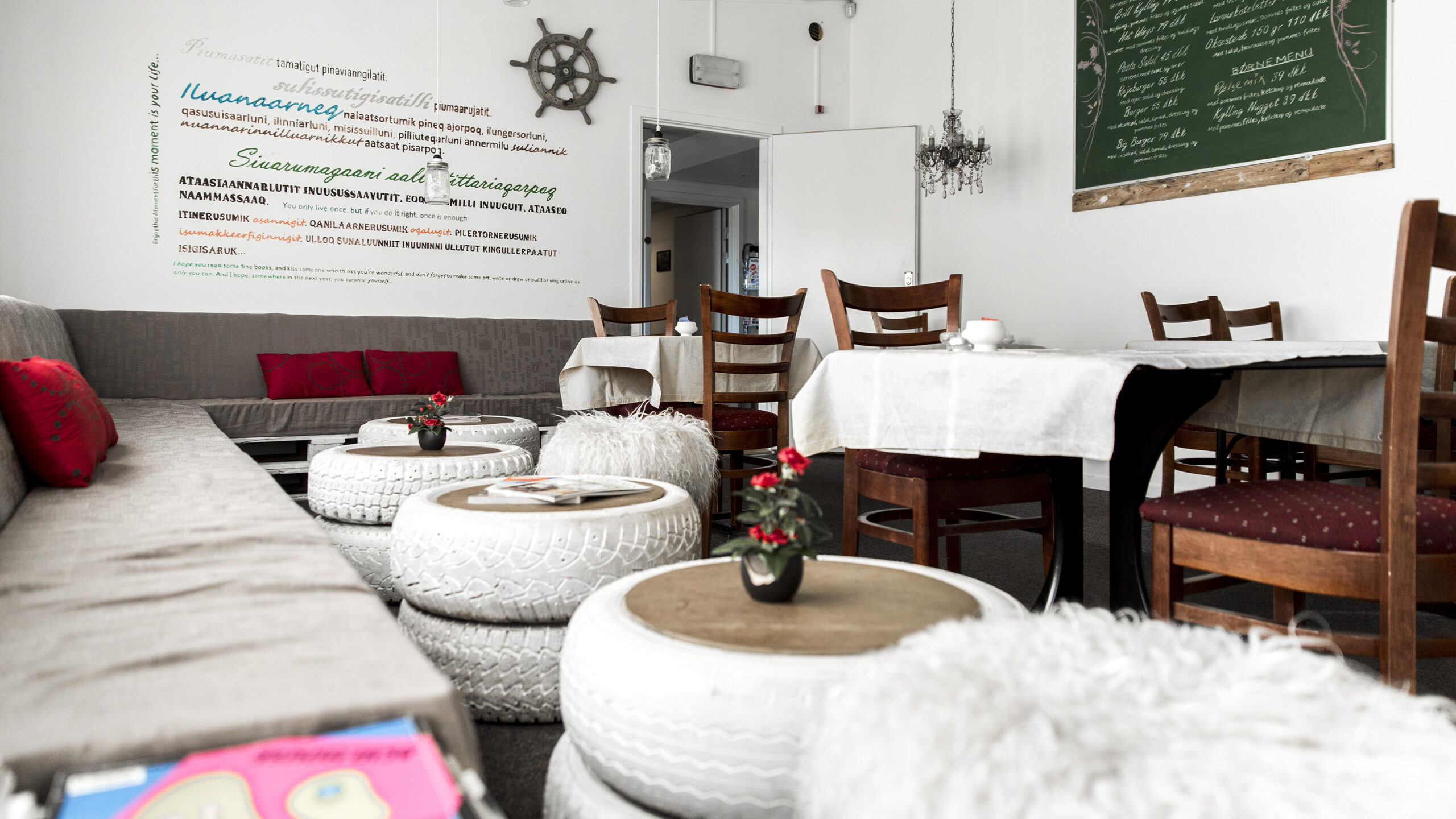 Gr&oslash;nland Narsaq Hotel Narsaq Cafe