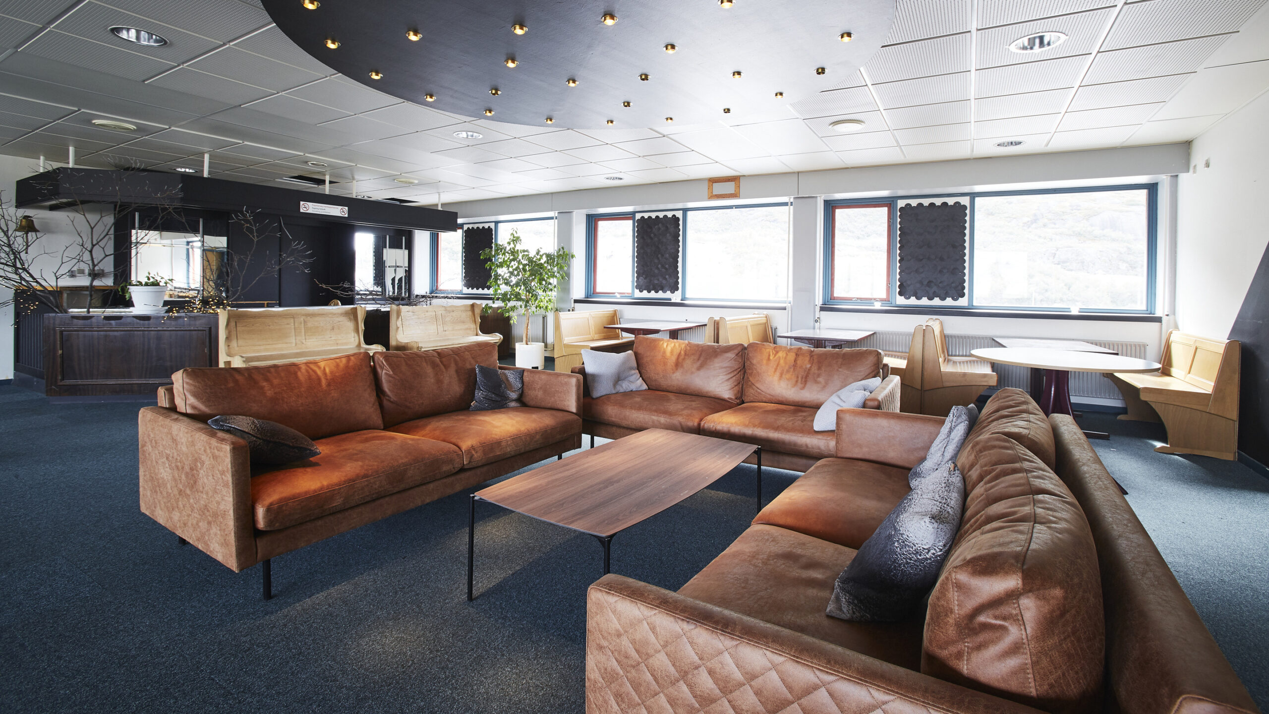 Gr&oslash;nland, Sydgr&oslash;nland Hotel Narsarsuaq Lounge