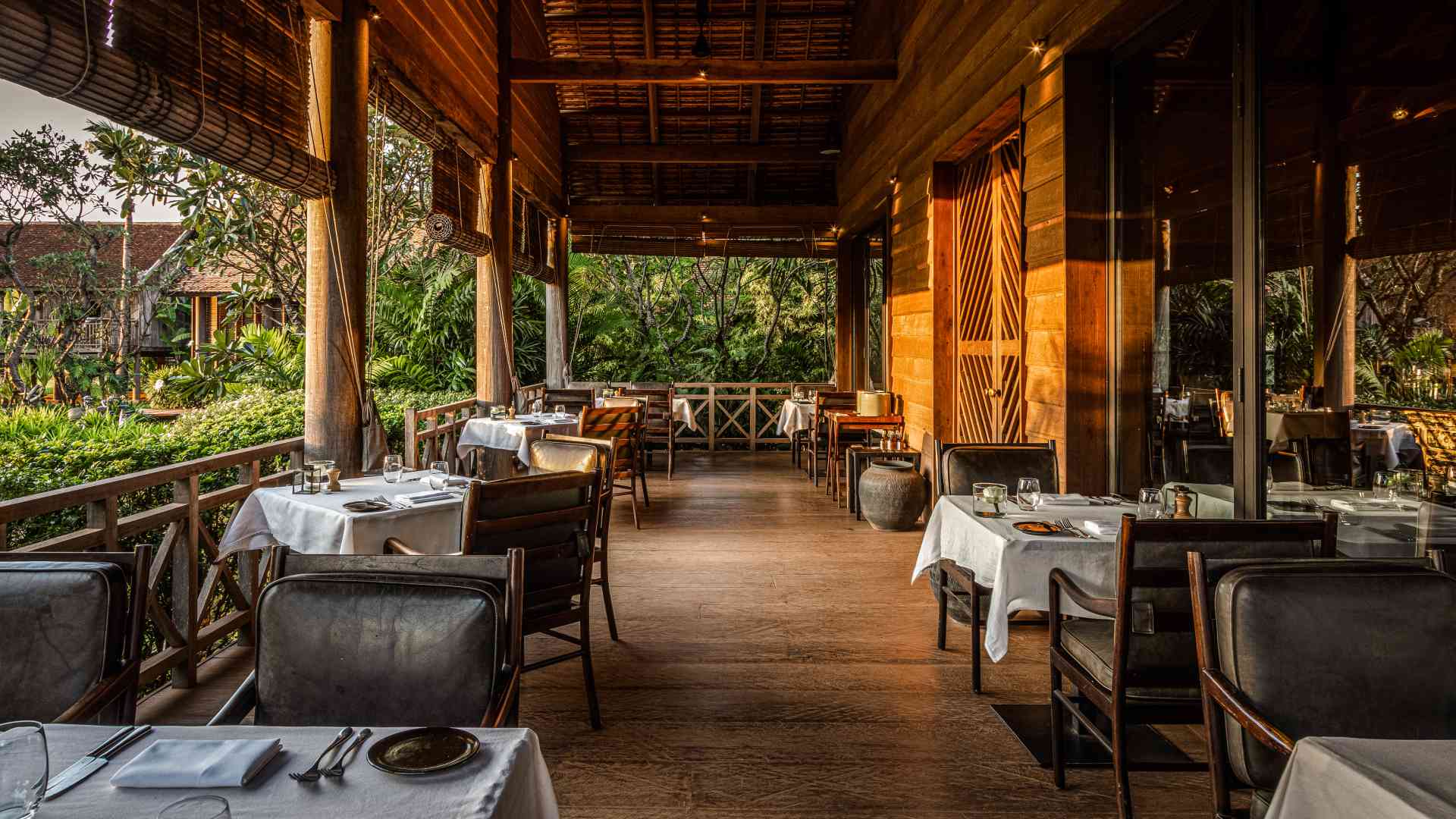 Cambodia, Siem Reap, Zannier Hotels Phum Baitang Hang Bay, Restaurant
