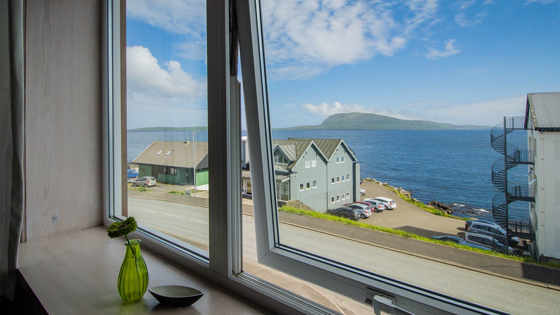 rejser til Færøerne, Hotel Djurhuus, Torshavn, udsigt