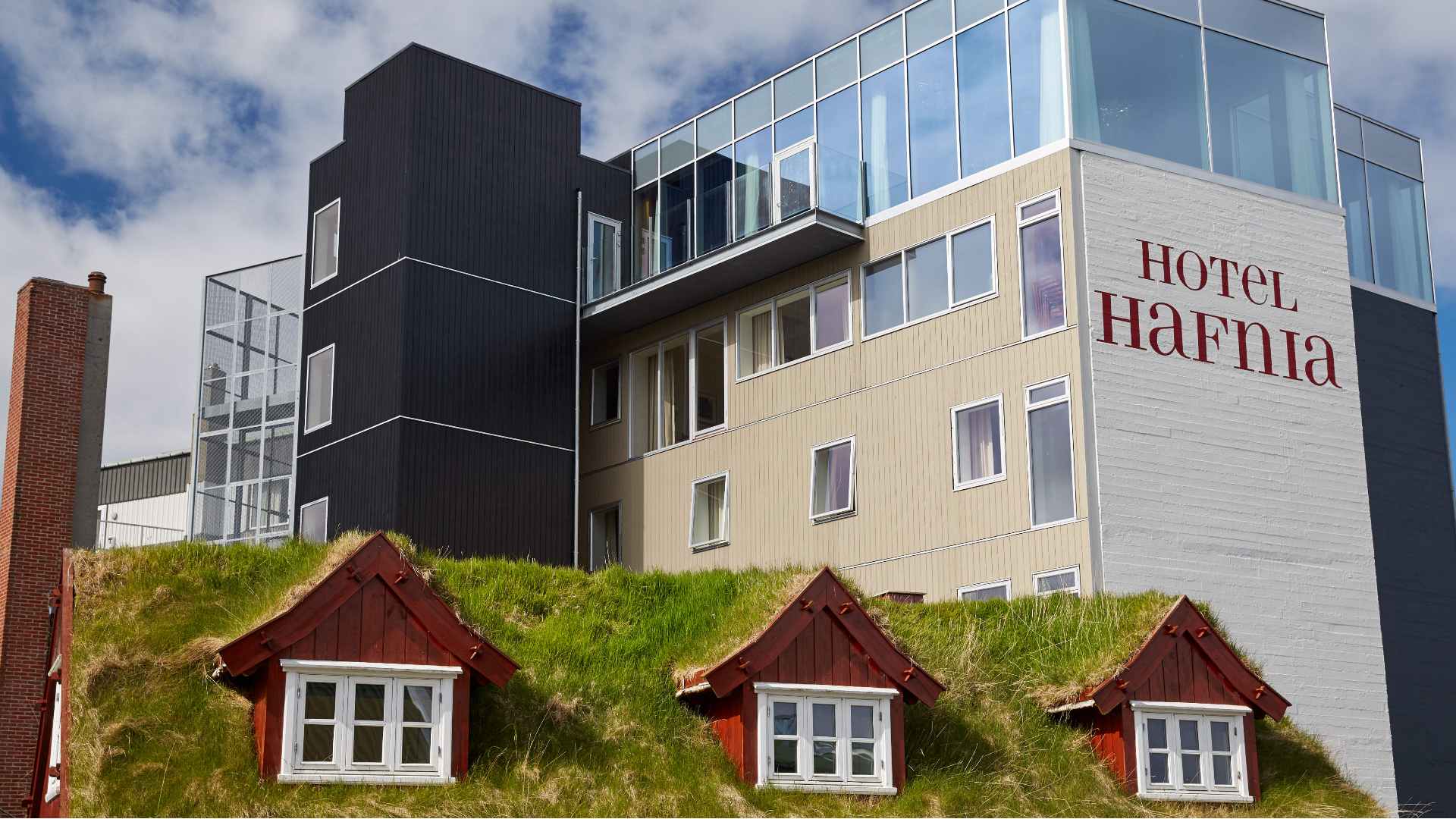 Færøerne Torshavn Hotel Hafnia, Hotel Facade, Centrum
