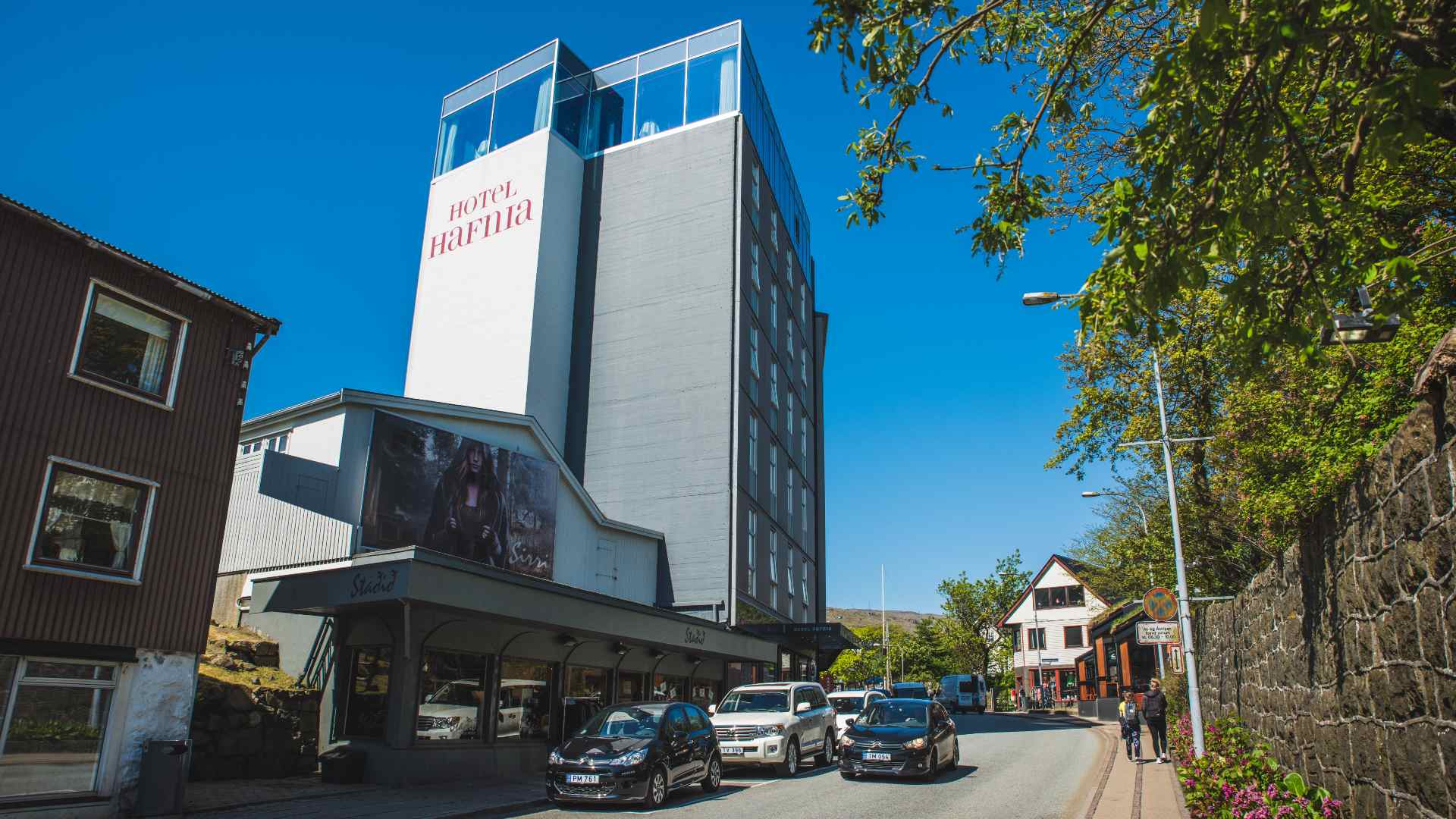 Færøerne Torshavn Hotel Hafnia, Set Fra Gaden, Centrum