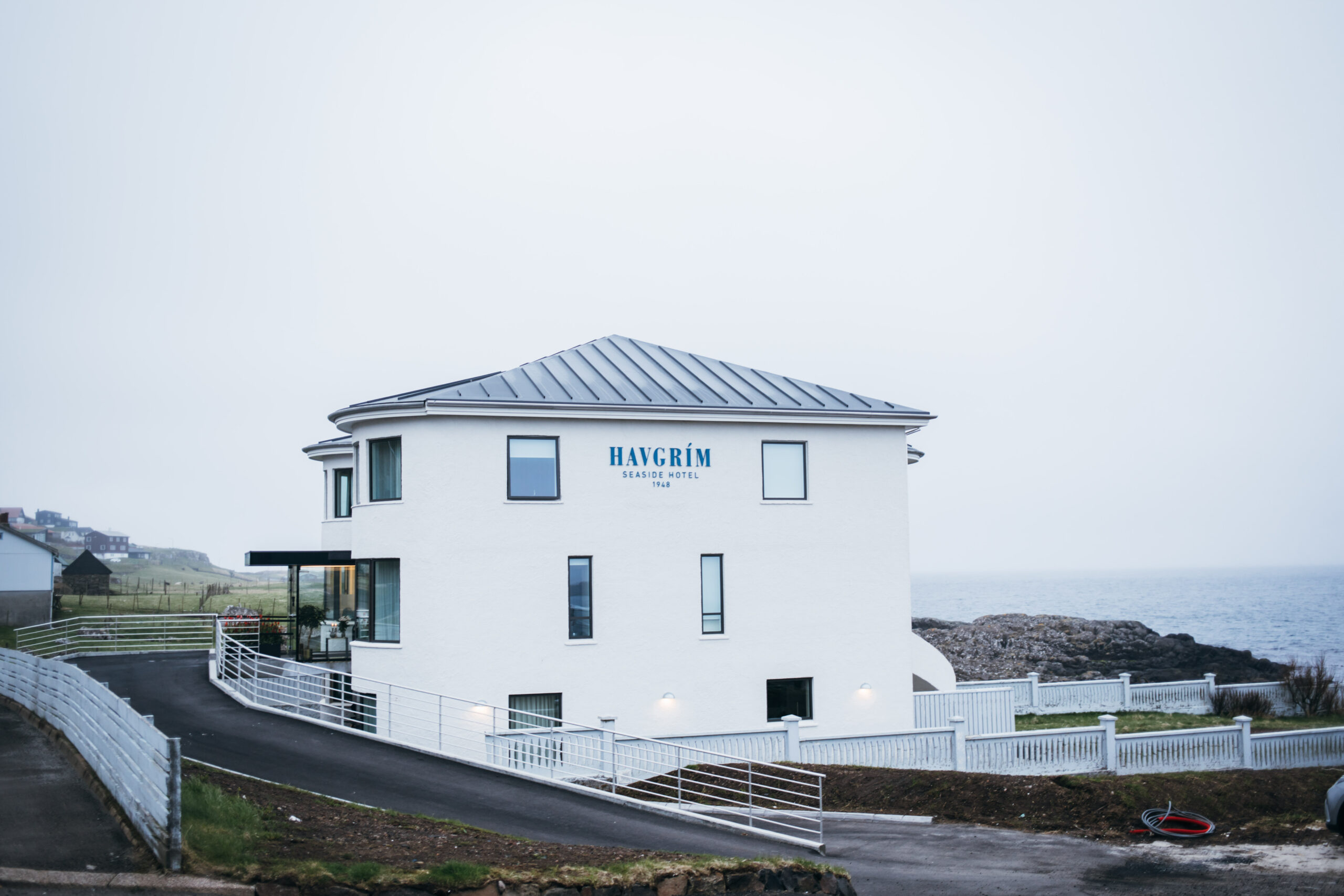 F&aelig;r&oslash;erne Havgrim Seaside Hotel 1948, Torshavn, Udsigt til Hotel, Havet