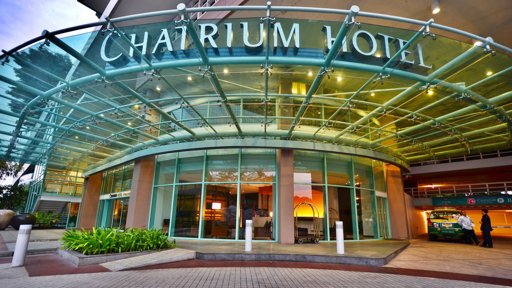 Thailand Bangkok Chatrium Riverside Hotel Indgang