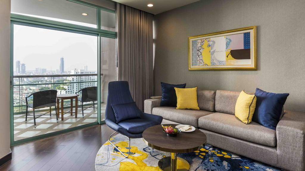 Thailand Bangkok Chatrium Riverside Grand Suite One Bedroom med Balkon