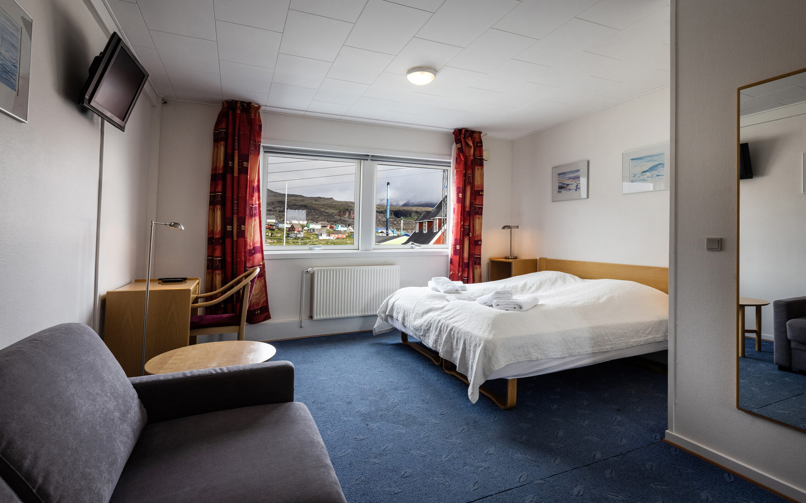 Gr&oslash;nland Hotel Disko Island Qeqertarsuaq Dobbeltv&aelig;relse, Udsigt, Diskobugten
