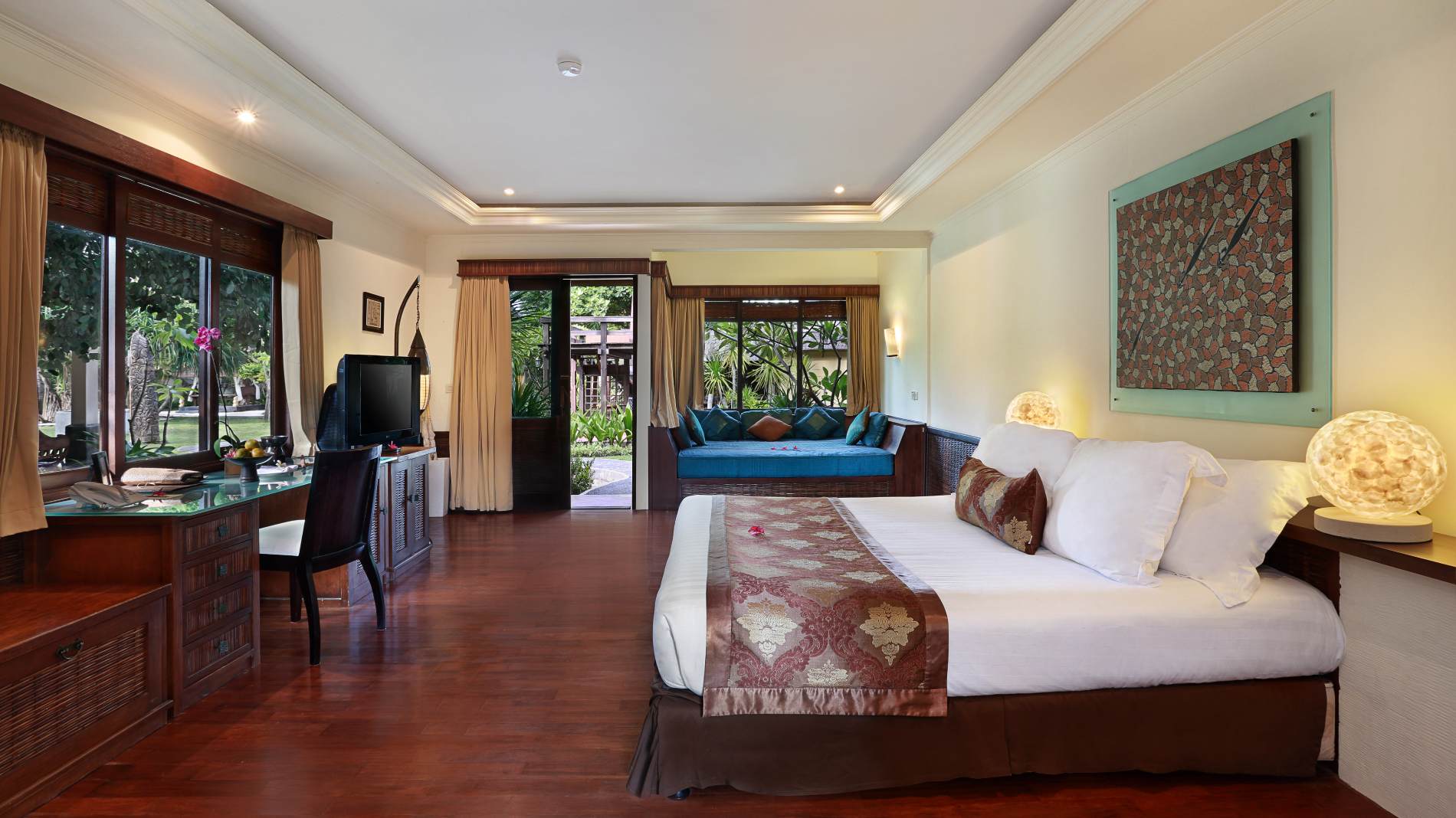 Indonesien Gili Trawangan Hotel Vila Ombak, Deluxe Family Bungalow