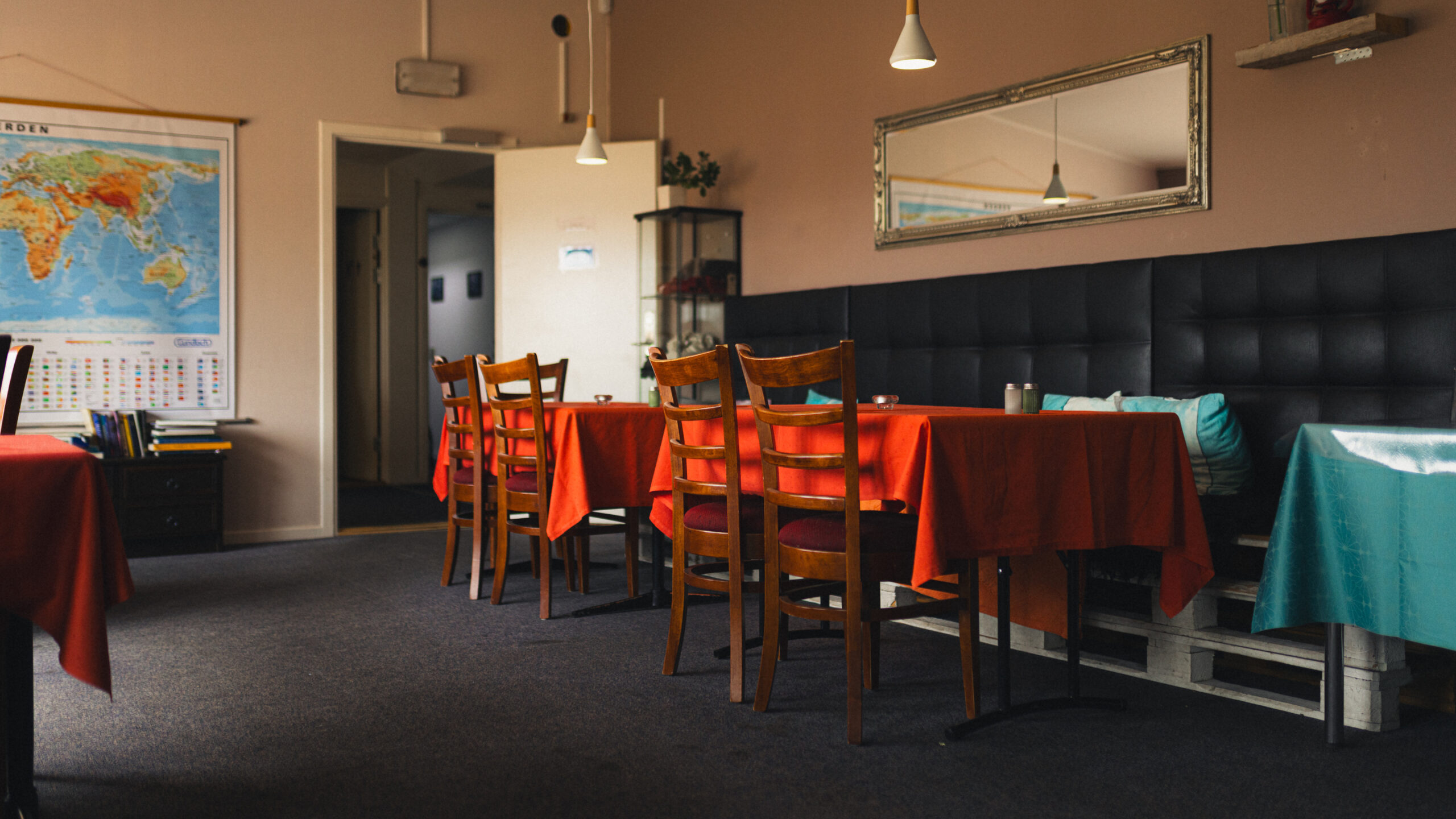 Gr&oslash;nland, Sydgr&oslash;nland Hotel Narsaq Spisesal