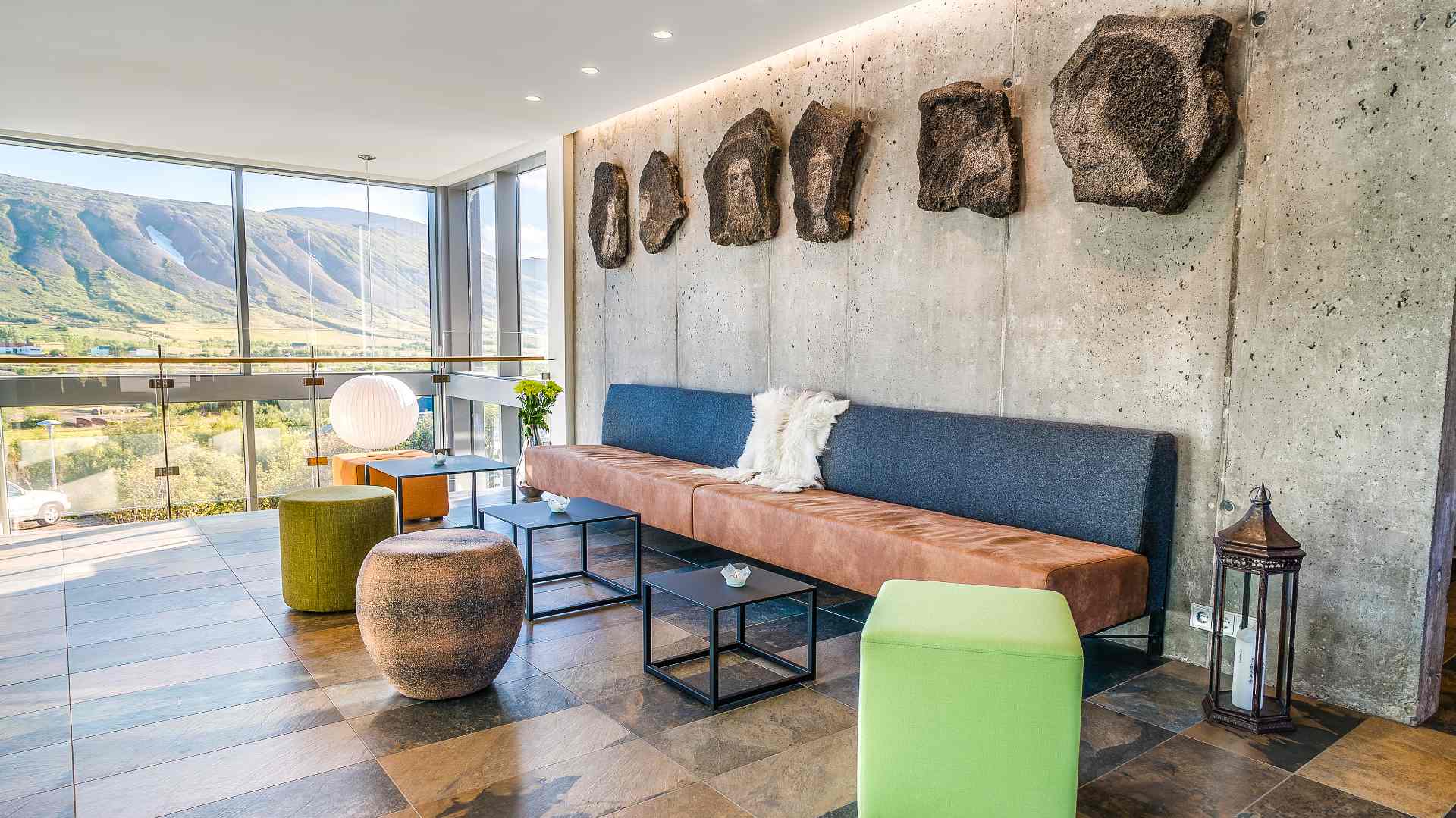 Rejser til Island, Vestislad, Hotel Husafell, lobby