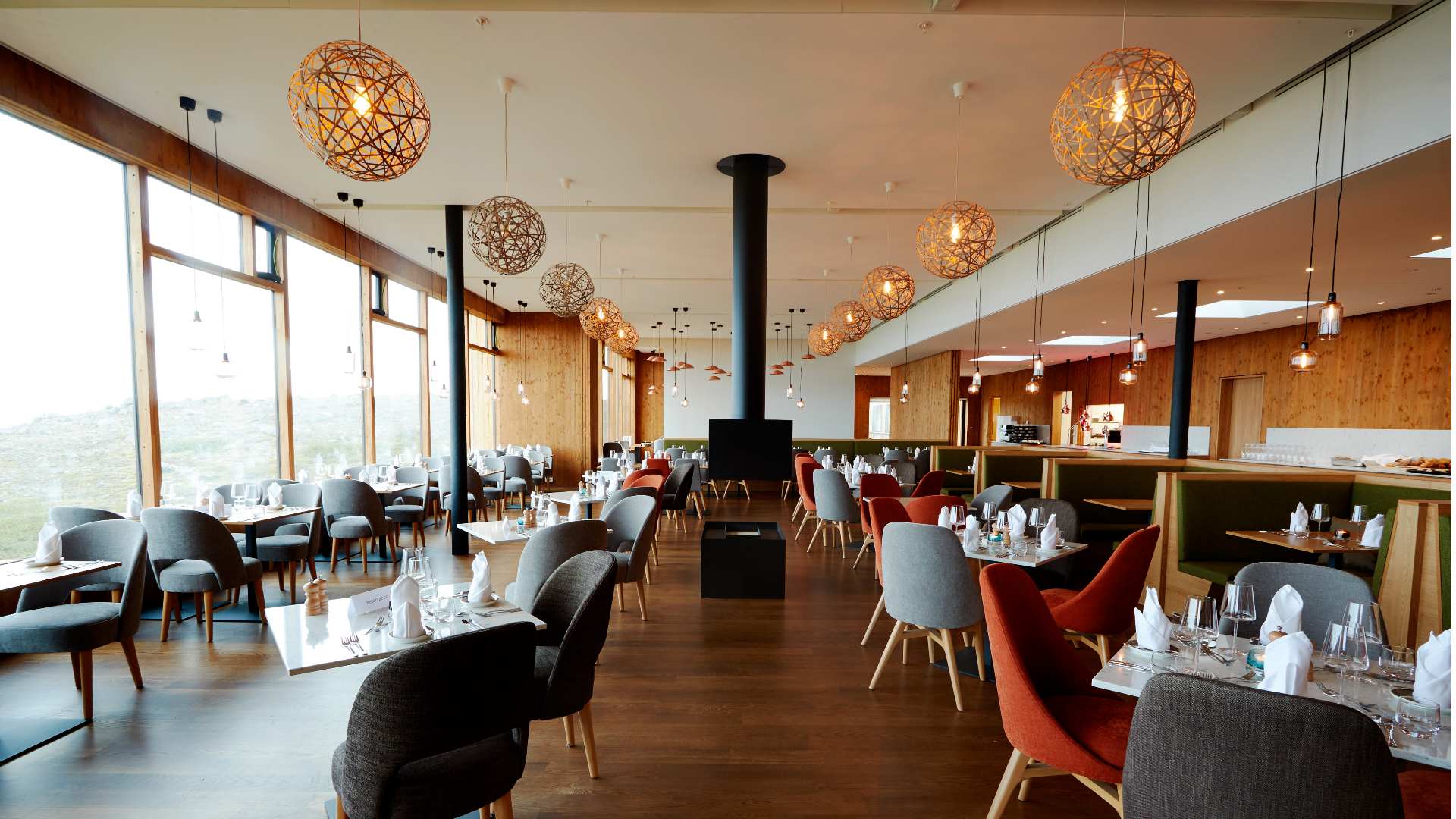 Rejser til Island, Gr&iacute;mssta&eth;ir, Fosshotel M&yacute;vatn, restaurant