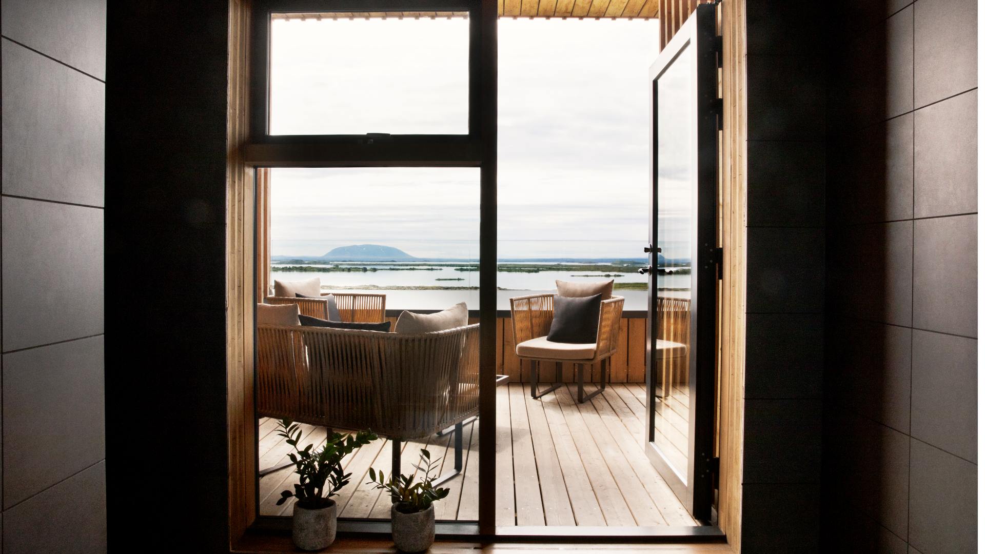 Rejser til Island, Gr&iacute;mssta&eth;ir, Fosshotel M&yacute;vatn, sauna