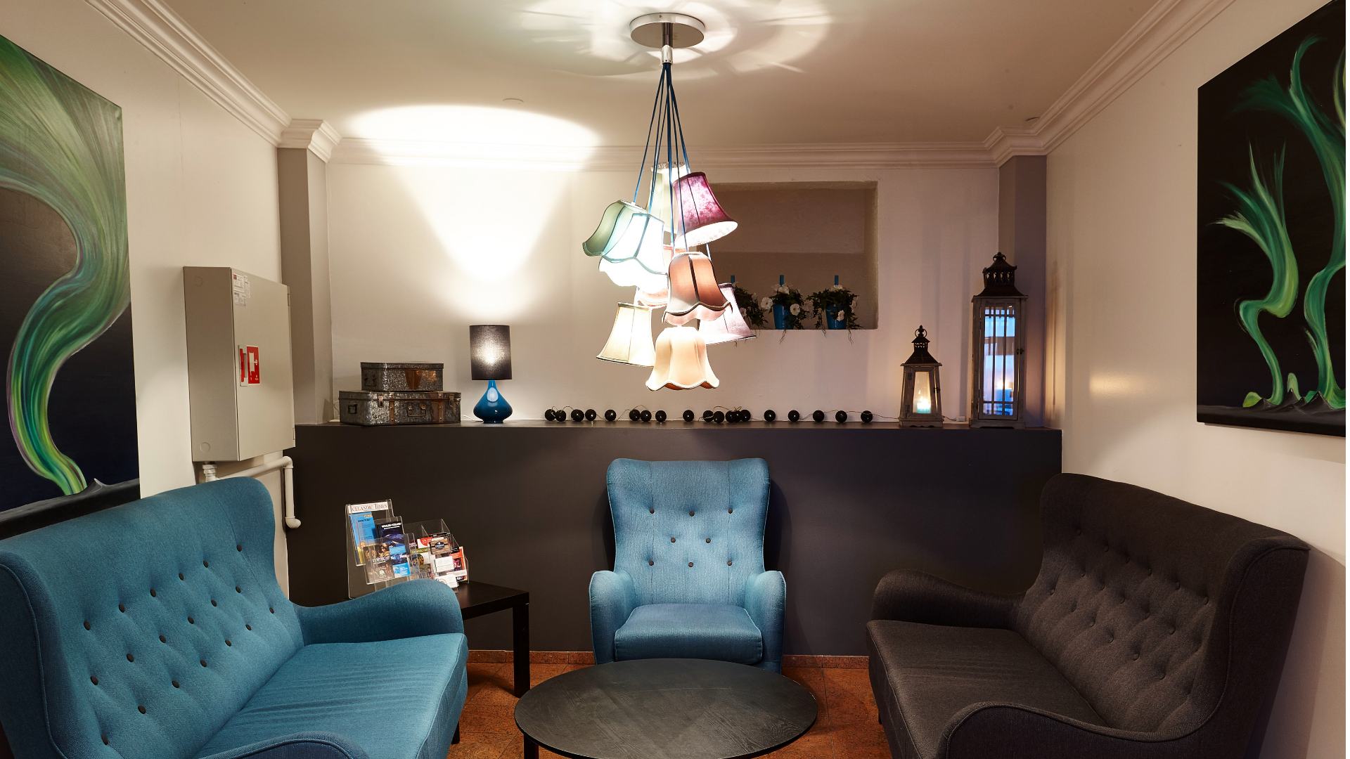 Rejser til Island, Reykjavik, Fosshotel Baron, lobby