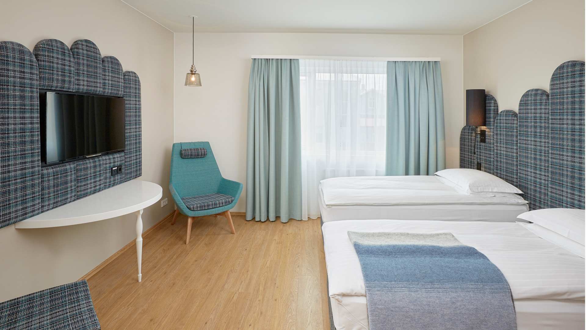 Rejser til Island, Reykjavik, Hotel Marina, deluxe v&aelig;relse