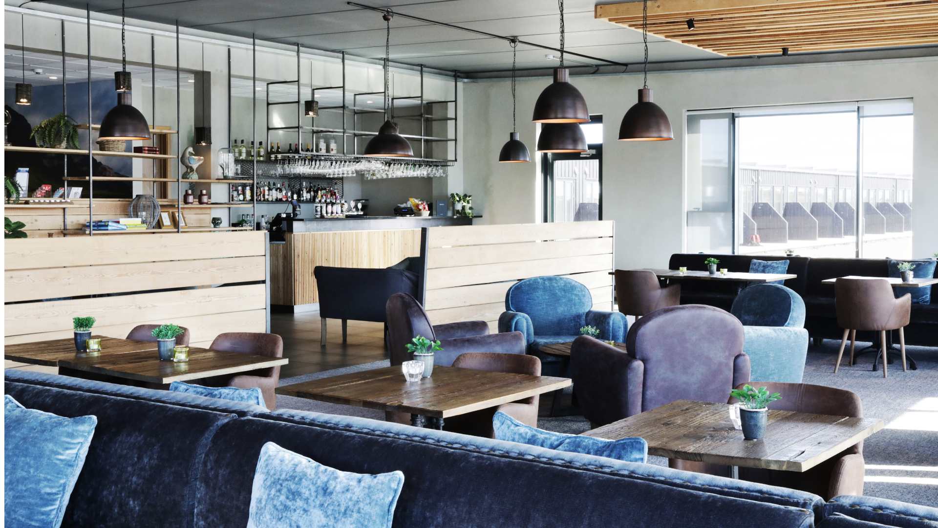 Rejser til Island, N&uacute;par, Fosshotel N&uacute;par, restaurant