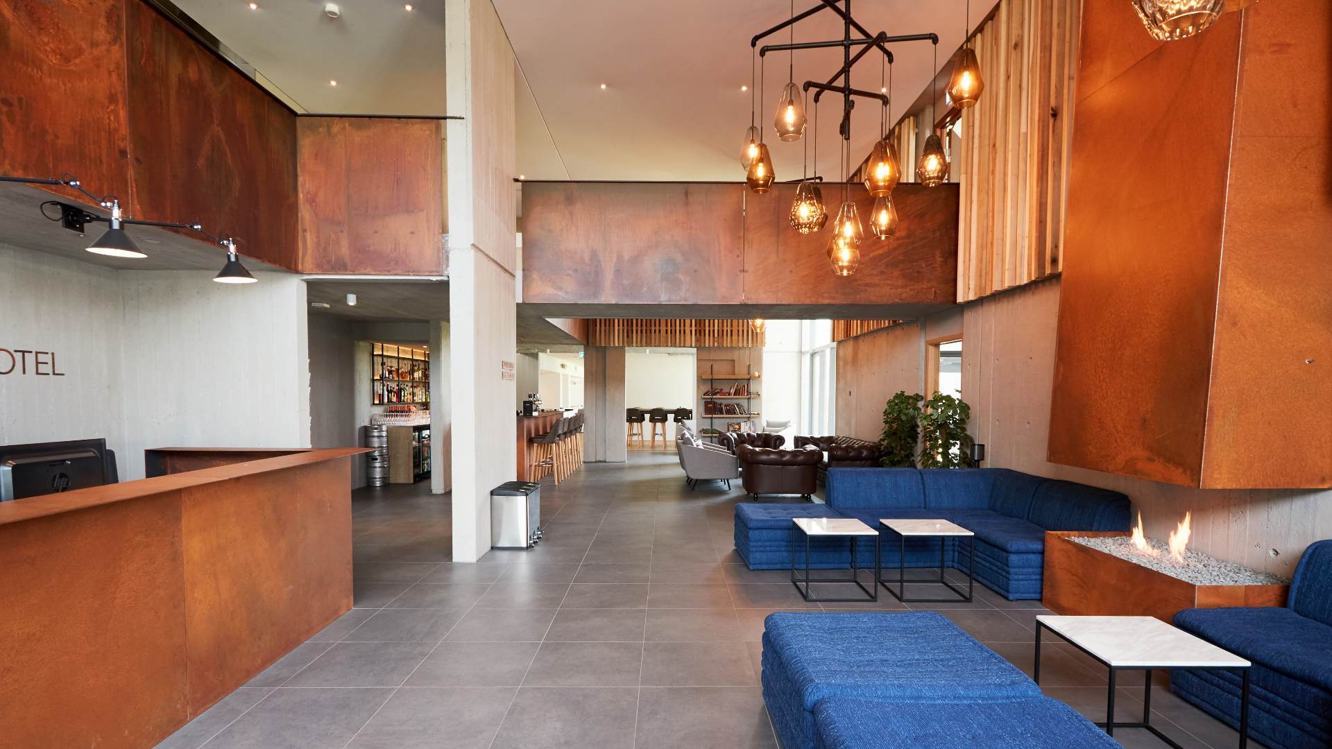 Rejser til Island, Reykholt, Fosshotel Reykholt, lobby