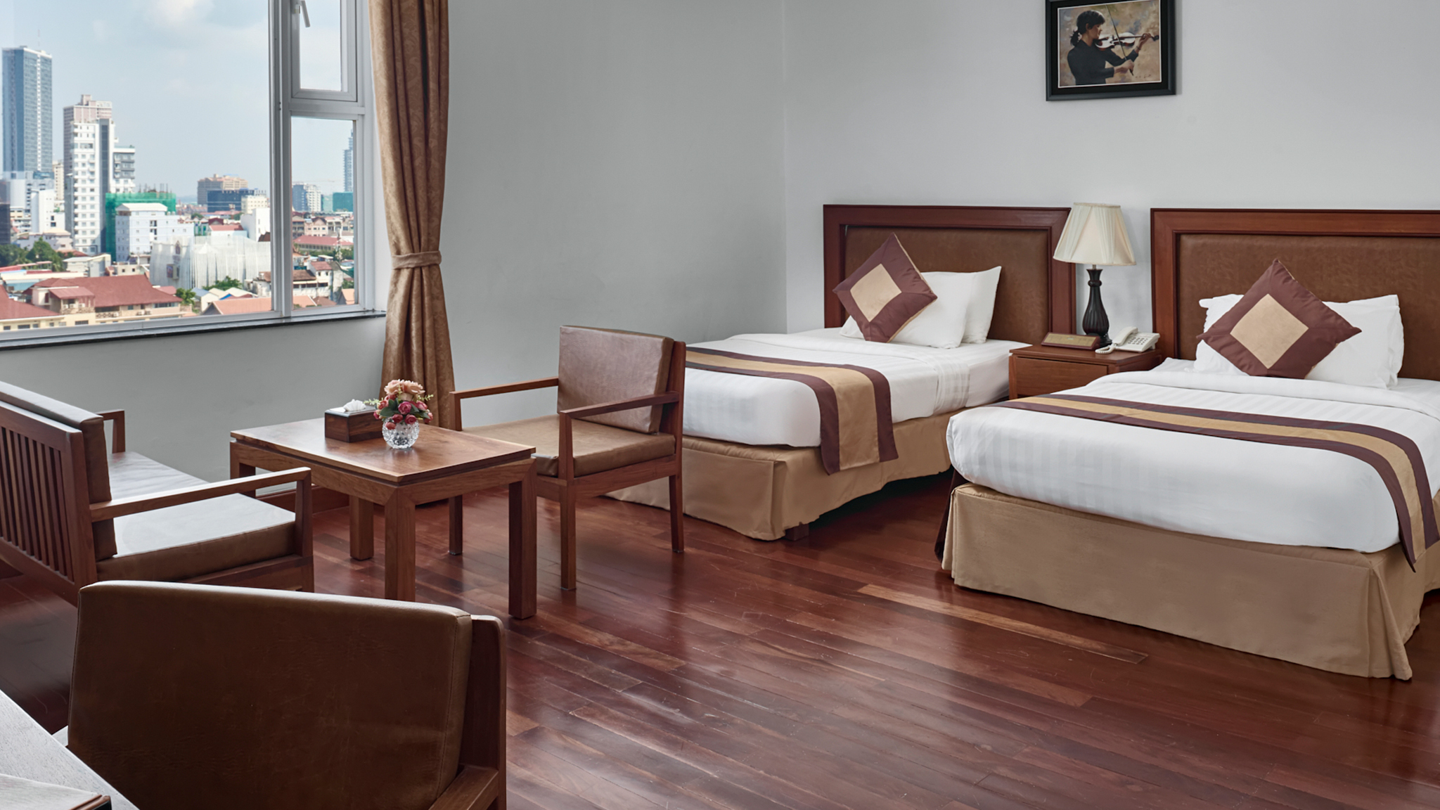 Cambodia, Phnom Penh, Katari hotel, Junior Suite