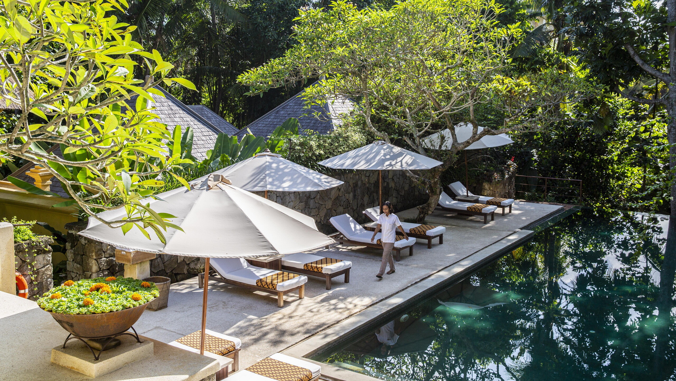 Indonesien Ubud Komaneka at Monkey Forest Pool