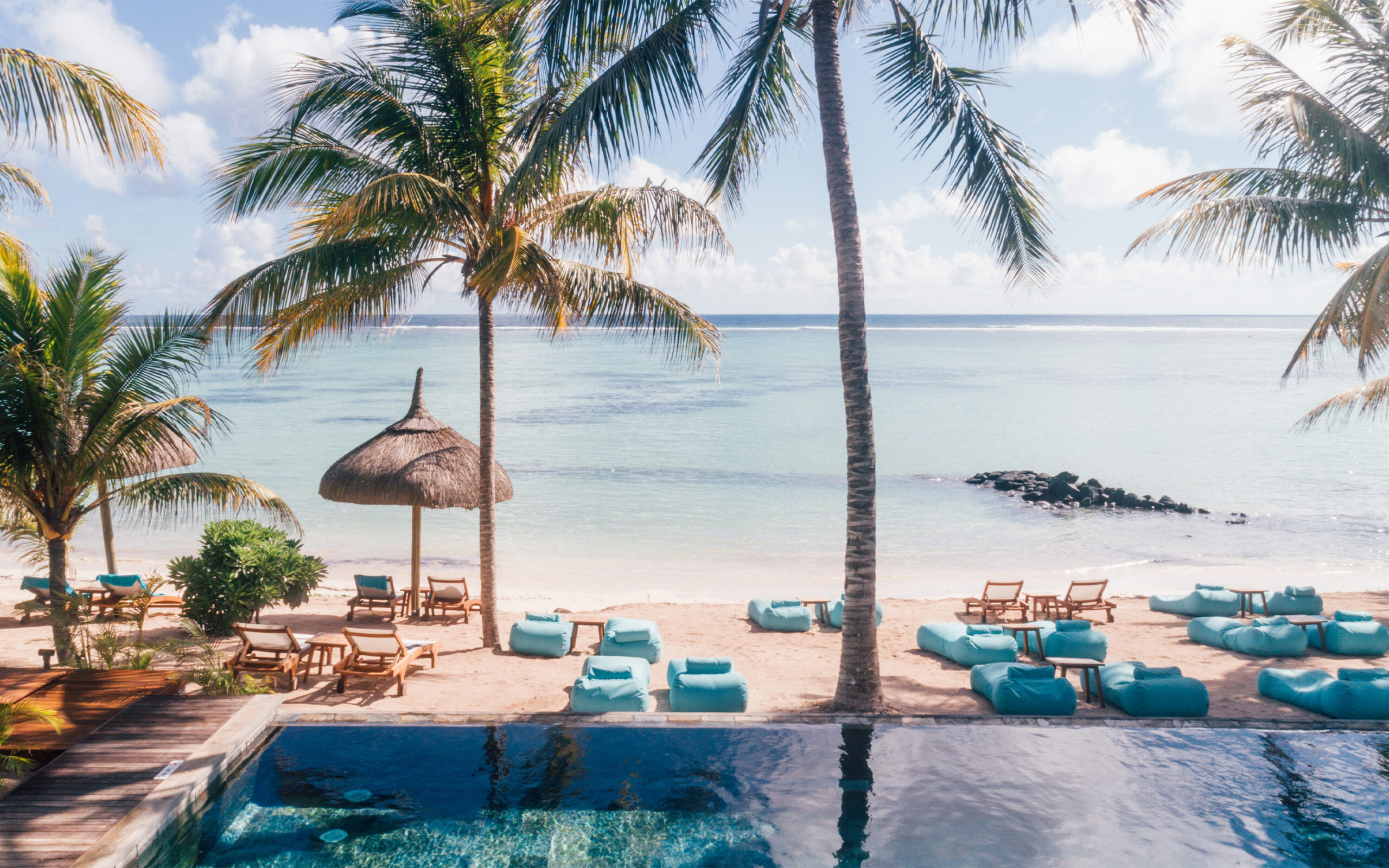 Mauritius Seasense Boutique Pool Udsigt