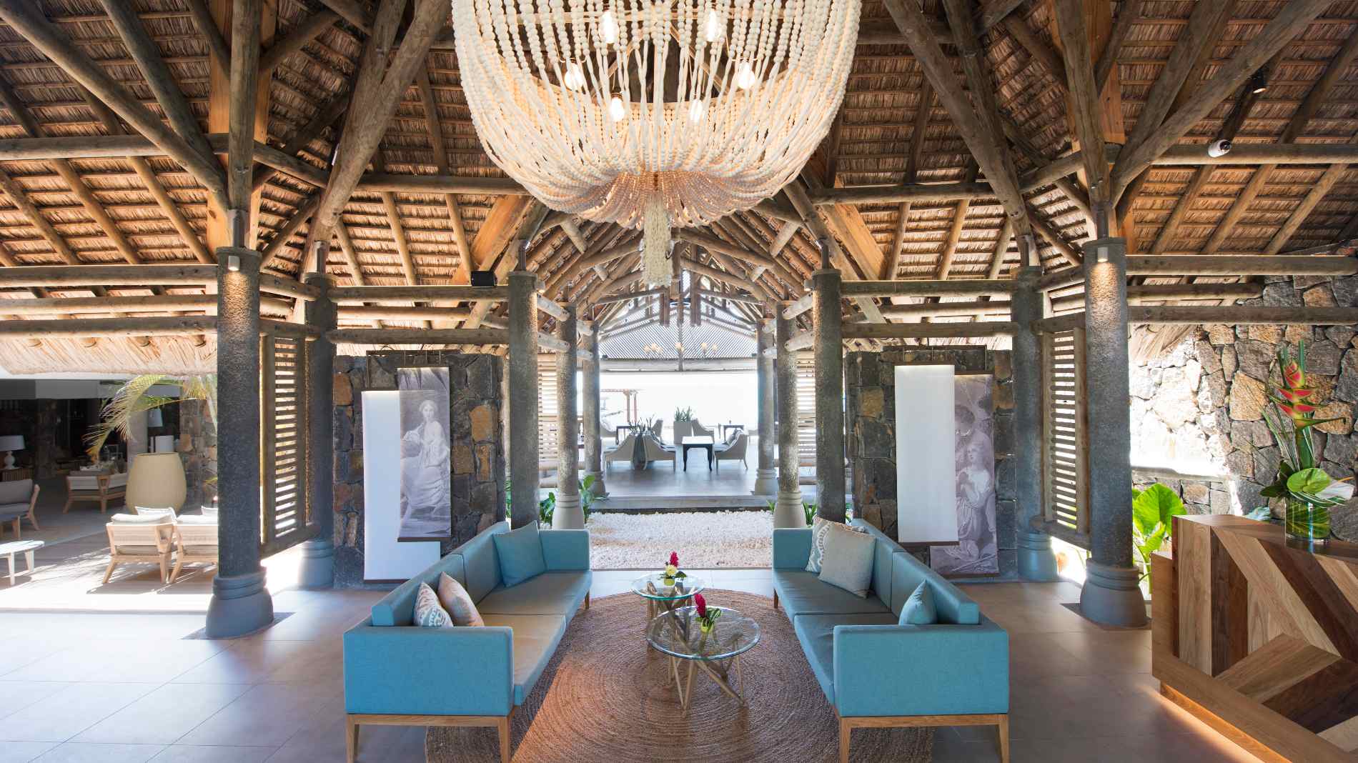 Rejser til Mauritius, Veranda Paul et Virginie Hotel and Spa, lobby