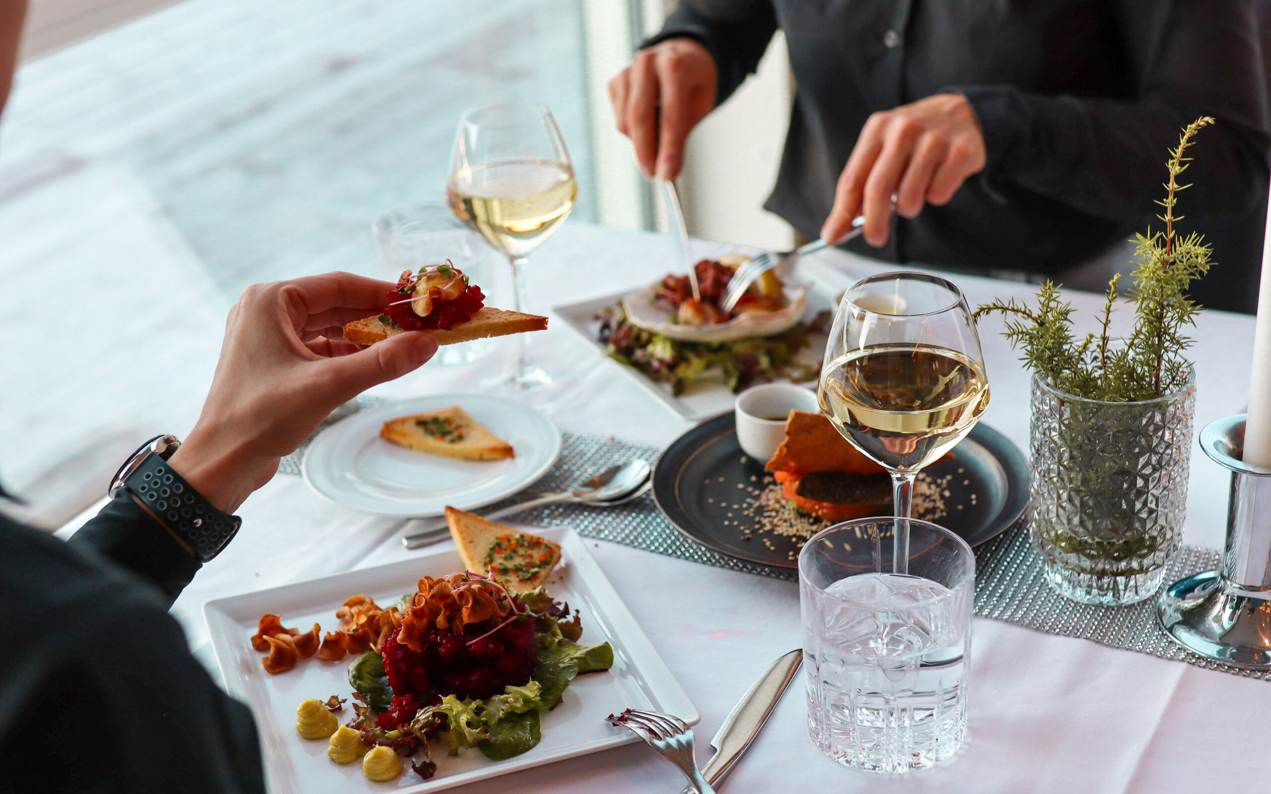 Norge Malangen Resort Restaurant Dinner