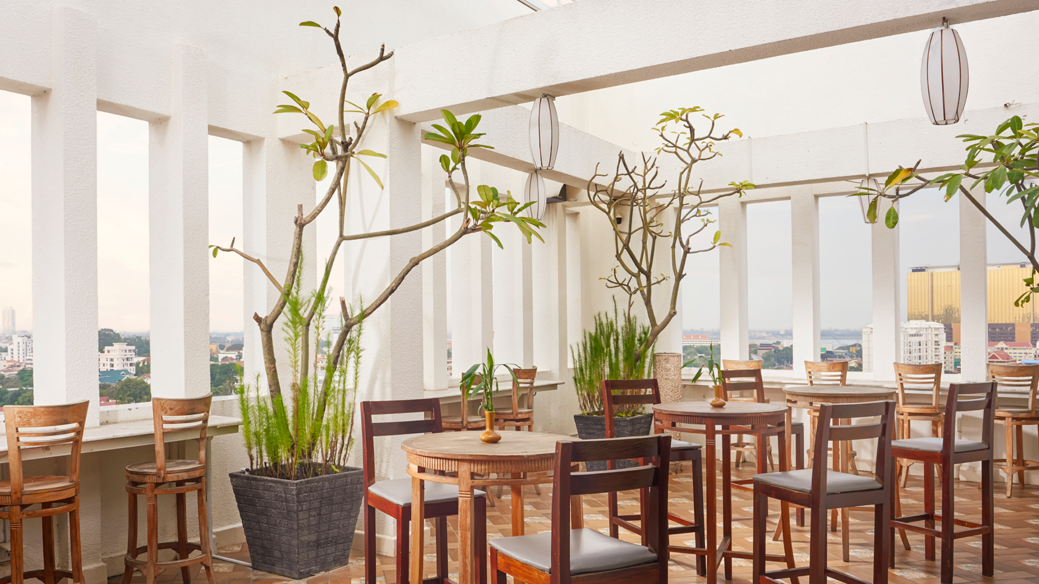 Cambodia, Phnom Penh, Katari Hotel, Sky Bar