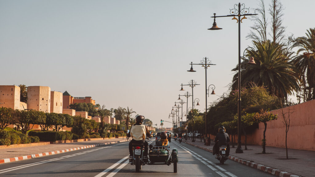 Marokko Marrakesh Sidecar
