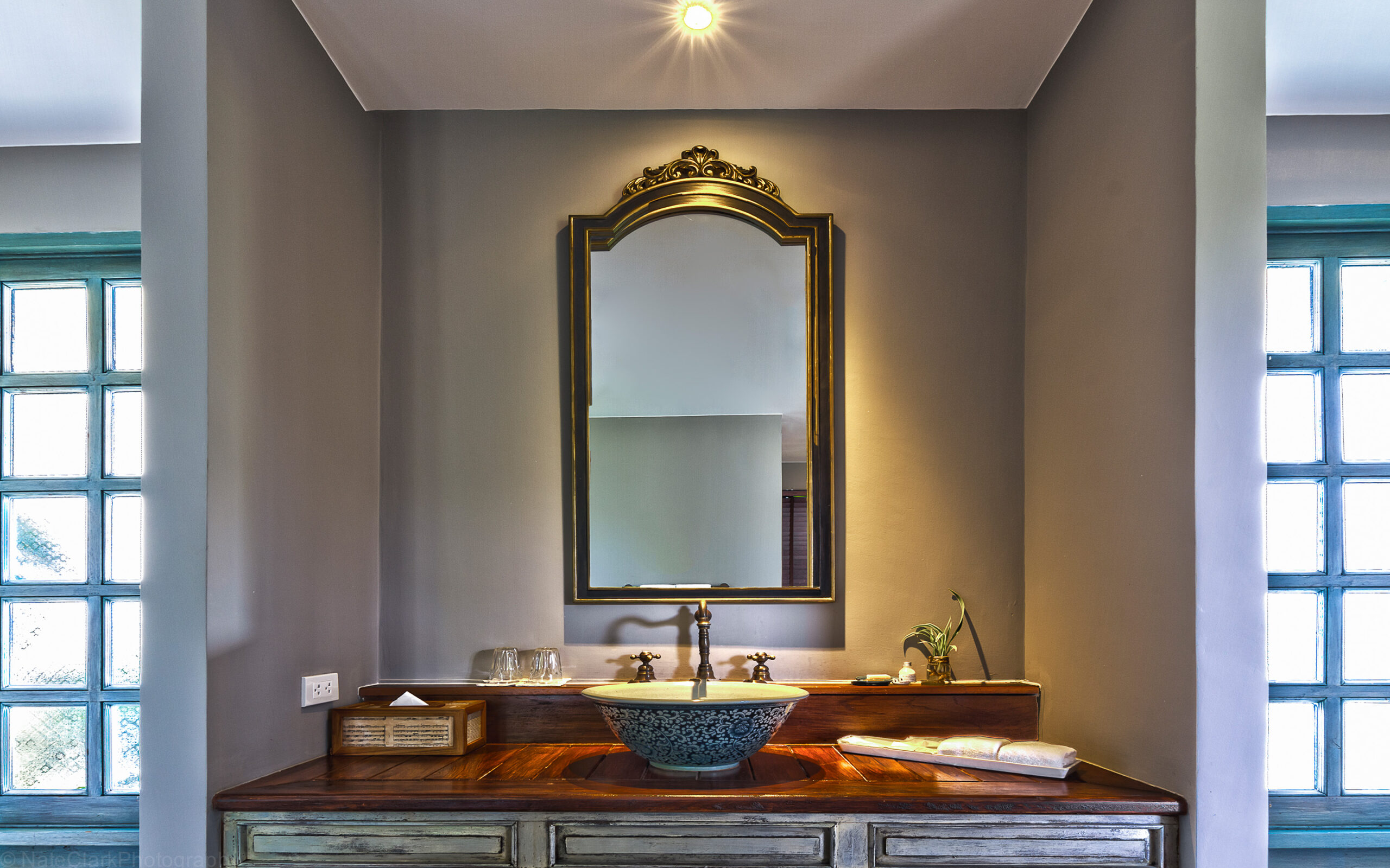 Thailand, Pai, Reverie Siam Resort, Bathroom