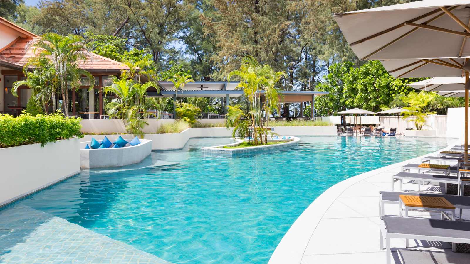 Rejse til Thailand, Phuket, Dewa Phuket Beach Resort, pool