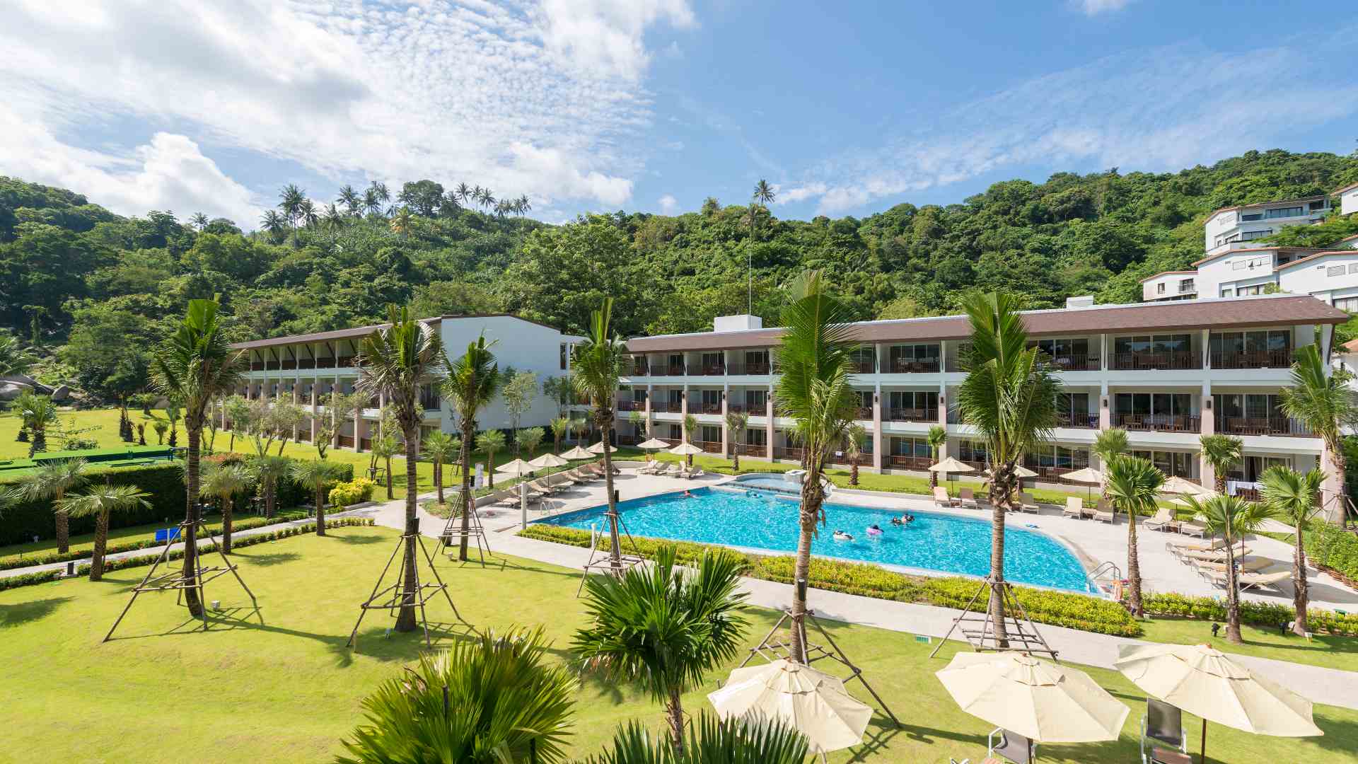 Rejser til Thailand, Phuket, Katathani Phuket Beach Resort, seven sea pool
