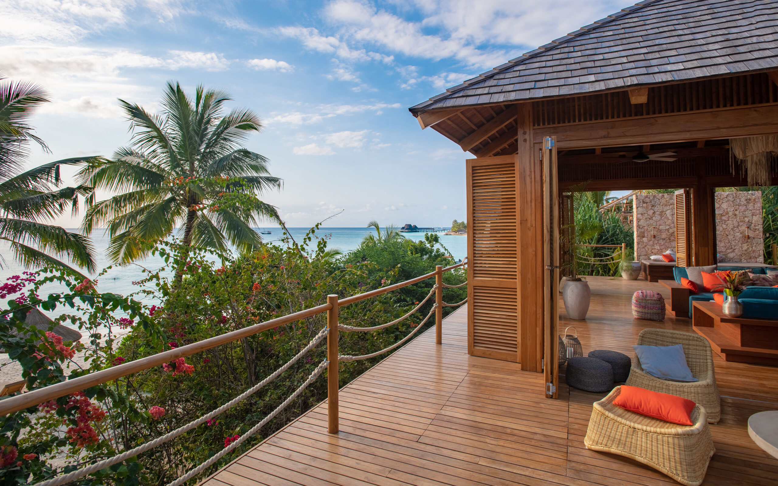 Udsigt fra en 2 Bedroom Oceanfront Villa