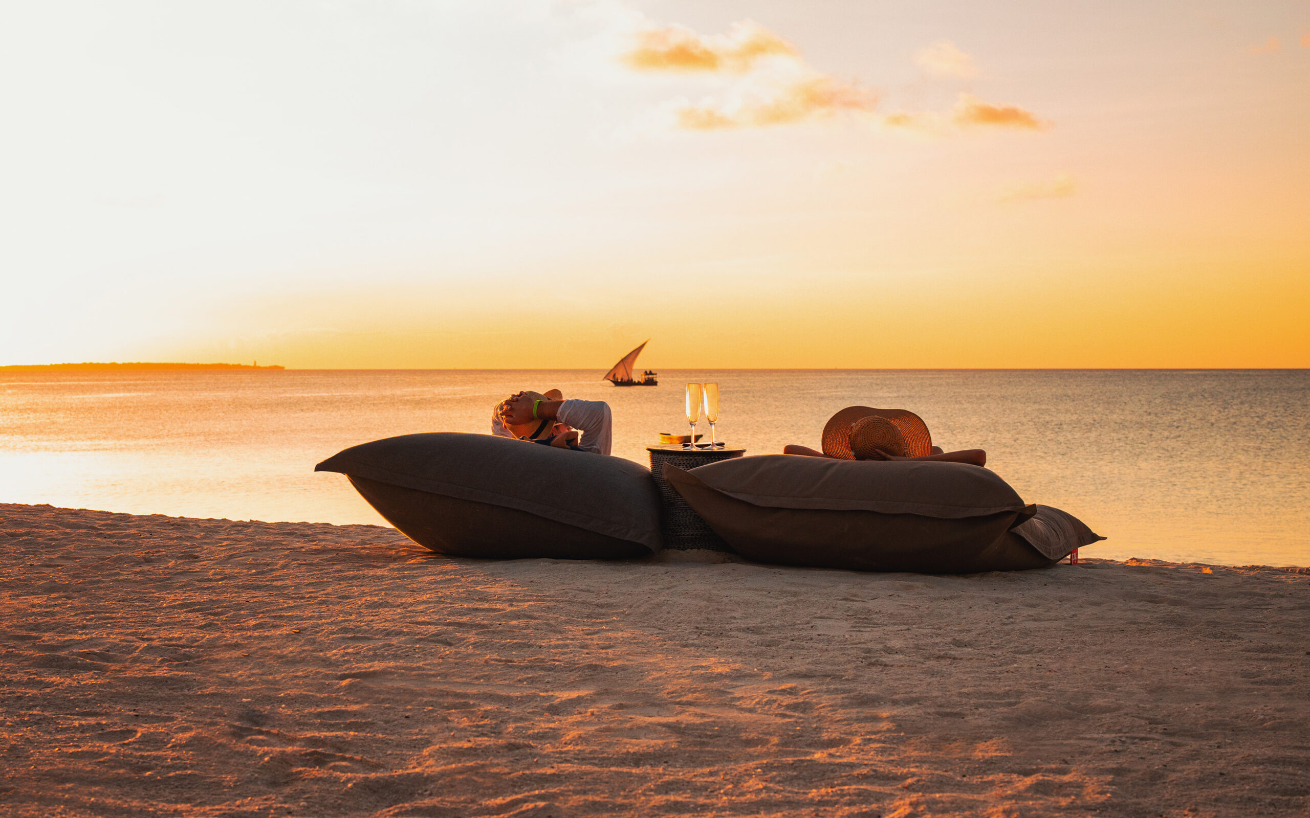 Sundowner på Zuri Zanzibar