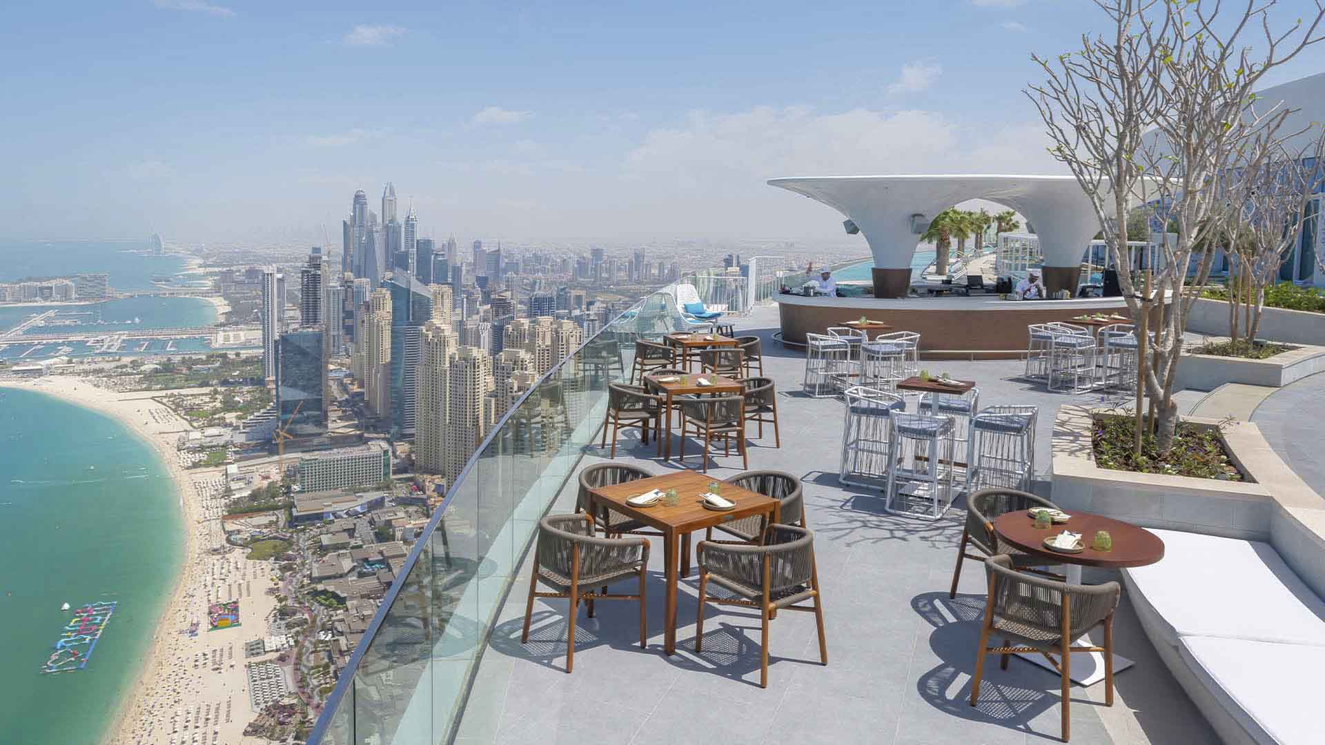 Dubai Address Beach Resort Restaurant ZETA Seventy Seven
