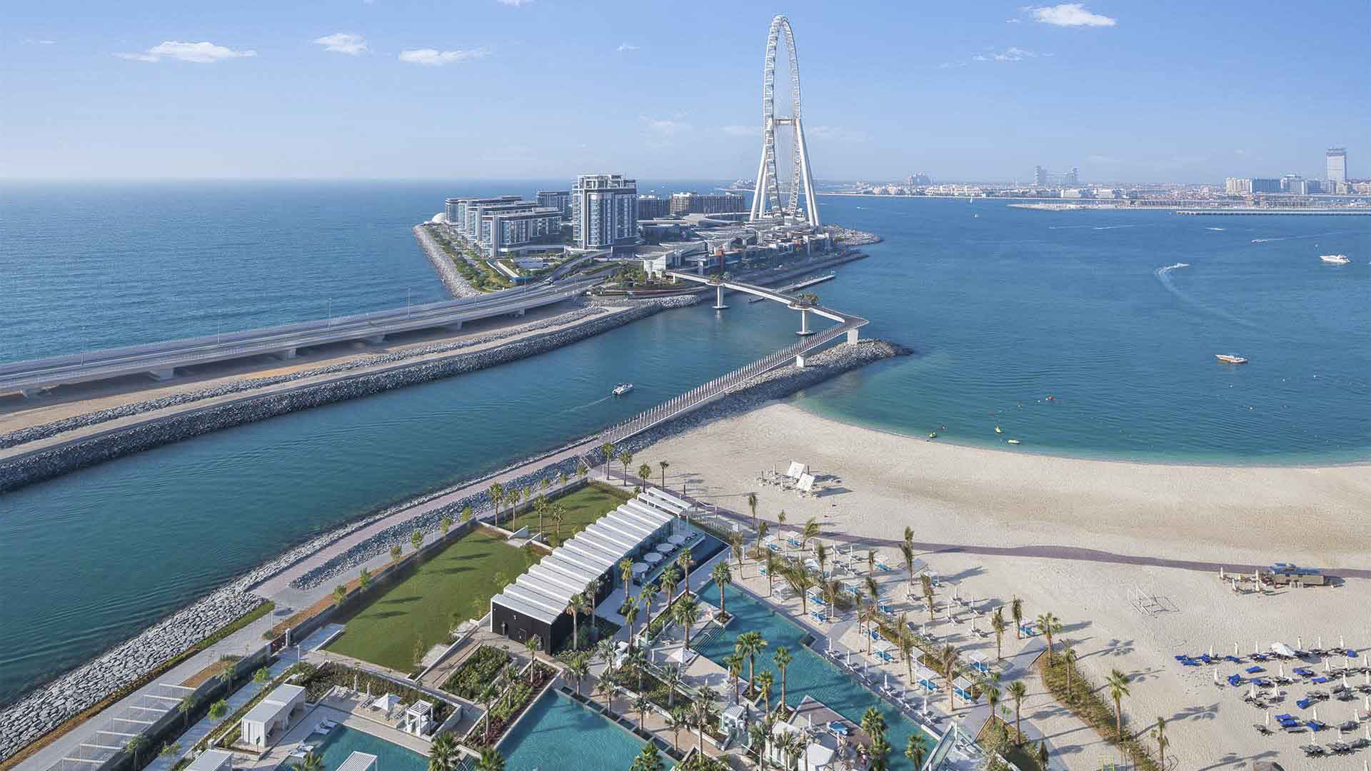 Dubai Address Beach Resort, Resort View