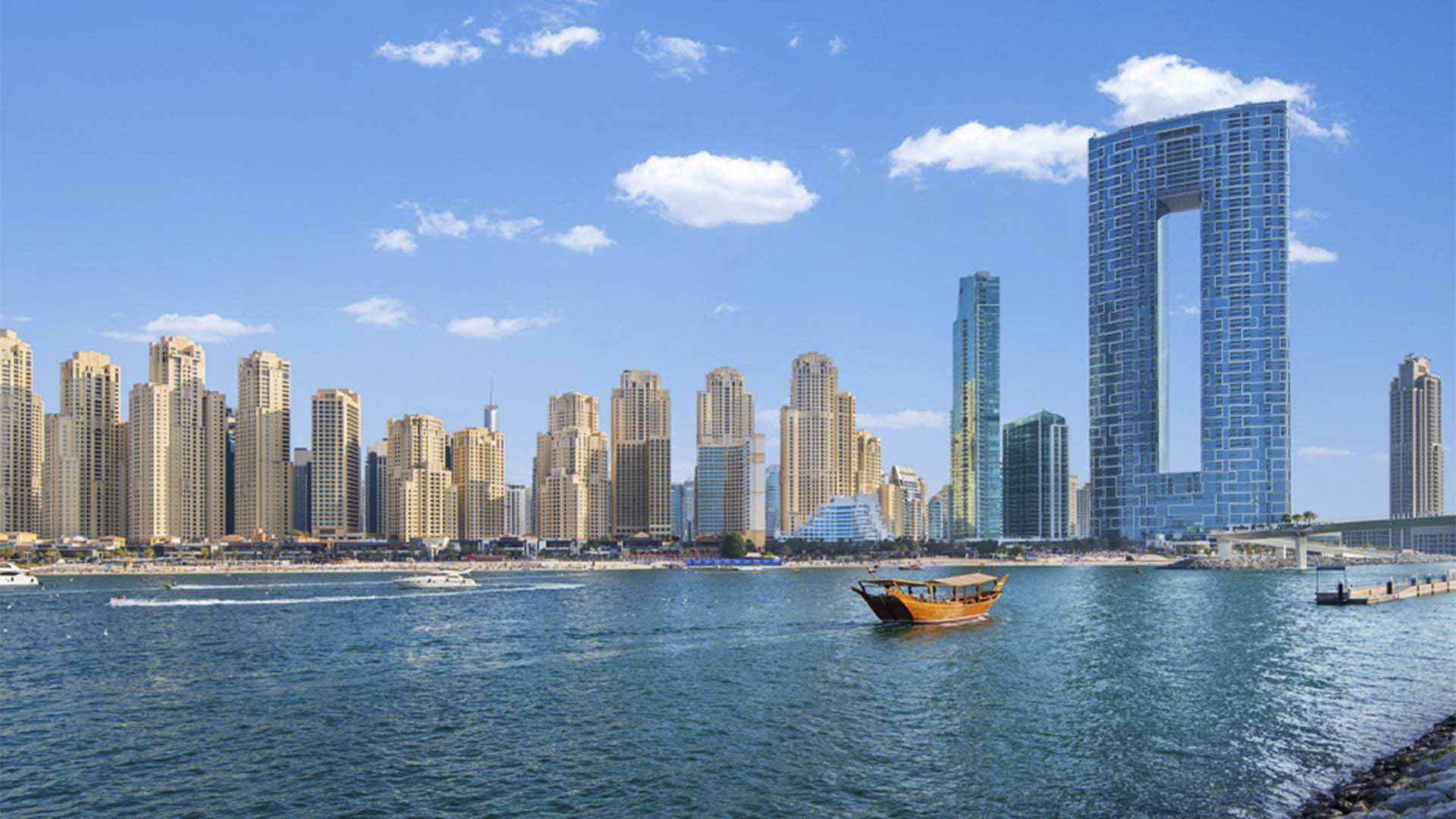Dubai Address Beach Resort, Skyline