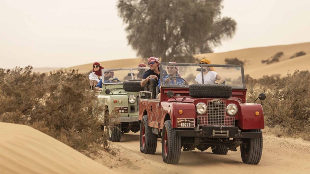 Dubai Ørken Safari Land Rover, Folk, Udflugt 