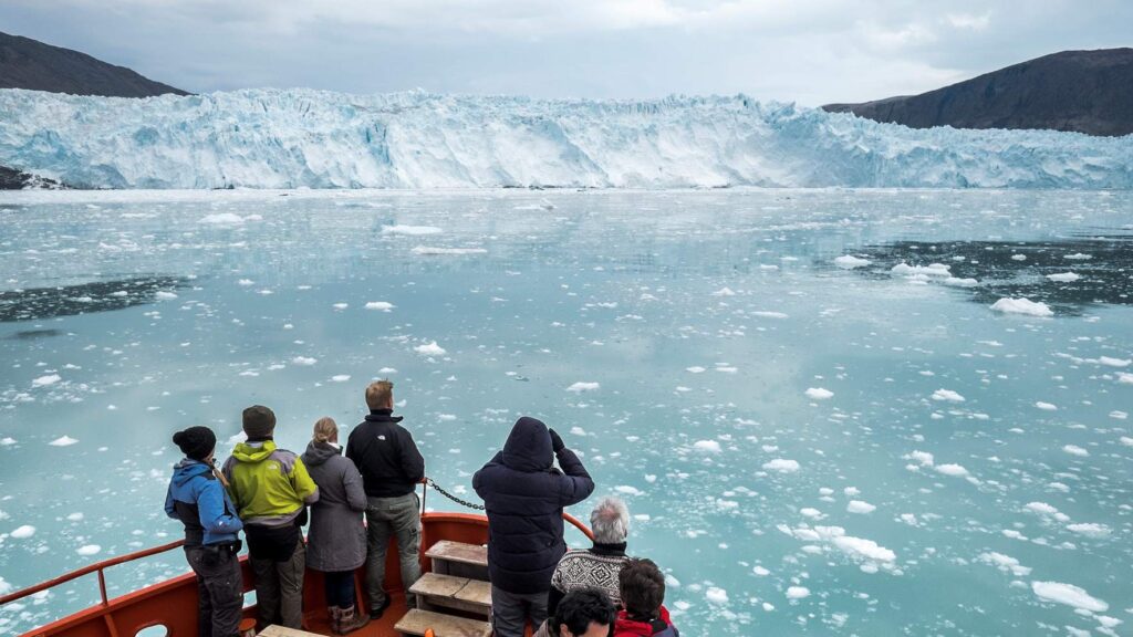 Grønland Ilulissat, Eqi, Gletsjer, Kælvende Bræ, Diskobugten, Natur, Udflugt