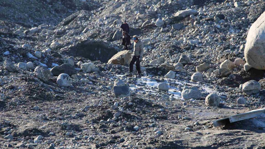 Grønland Kangerlussuaq Udflugt Indlandsisen, Moræner, Natur
