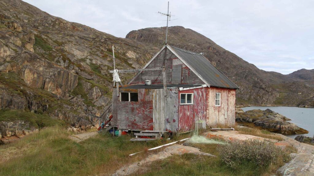 Grønland Sisimut, Bådtur, Natur, Assaqutaq, Bjerge, Gammelt Hus