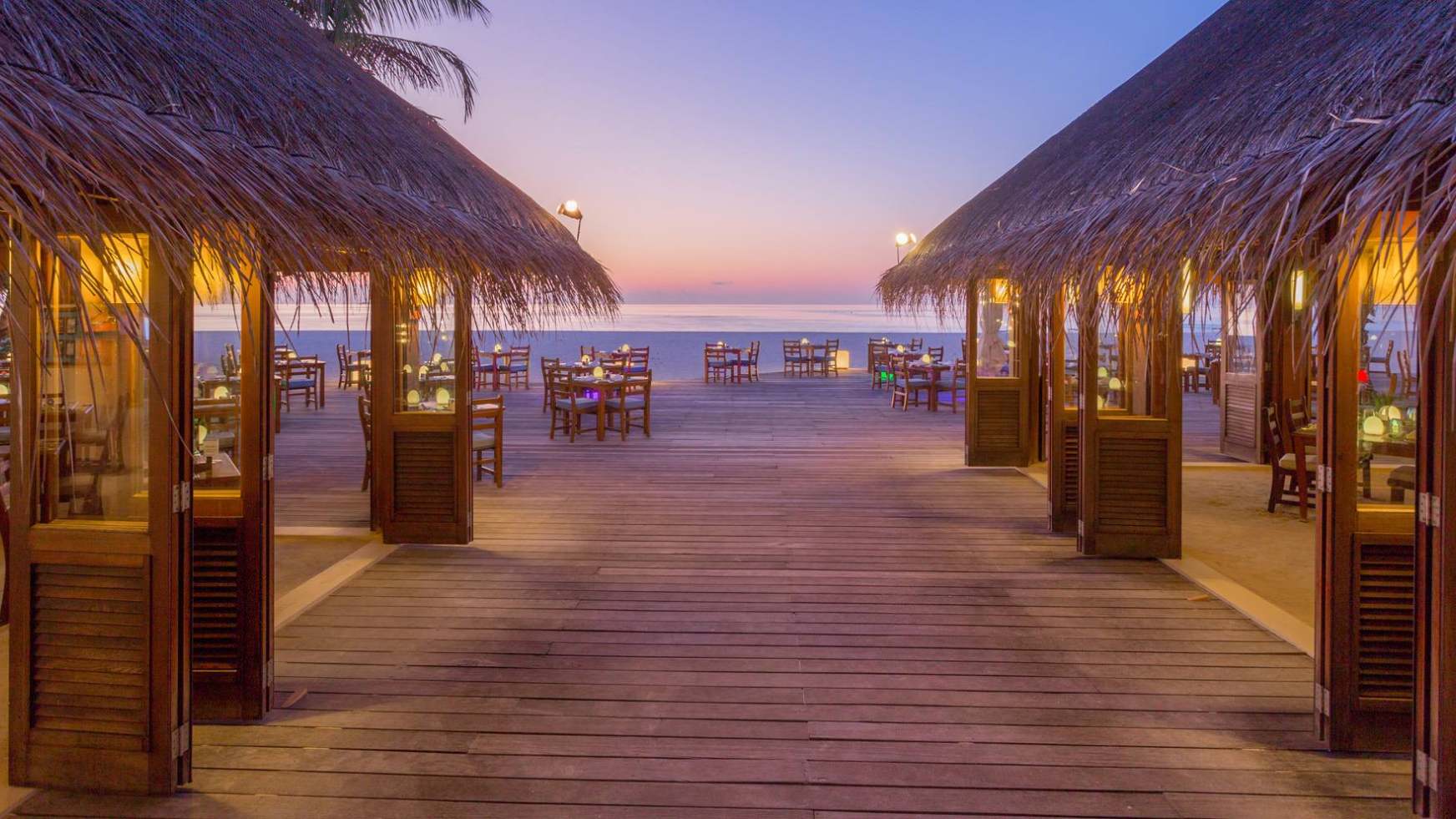 Rejser til Maldiverne, Meeru Island Resort & Spa, aften