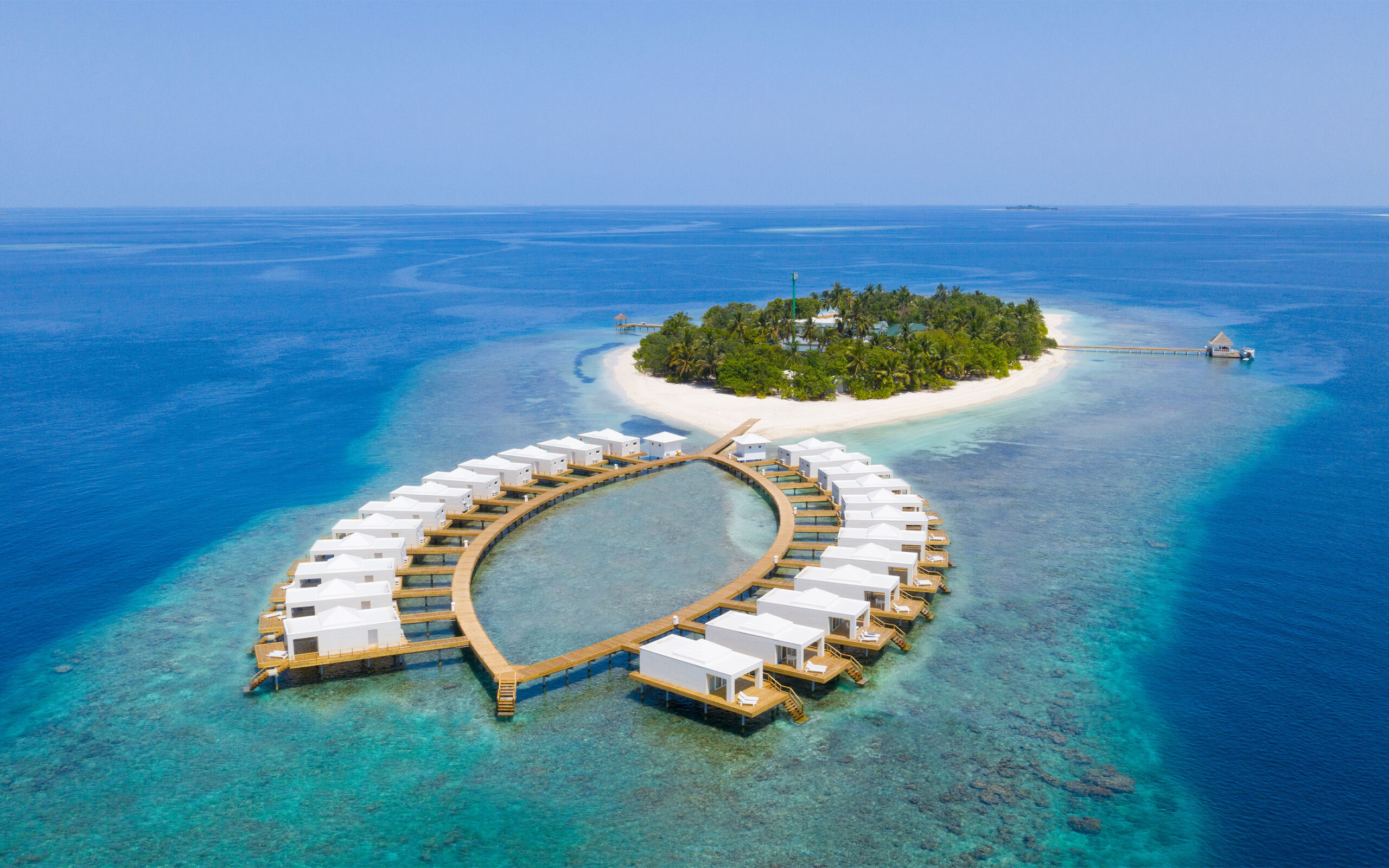 Rejser til Maldiverne, Sandies Bathala Resort, udsigt