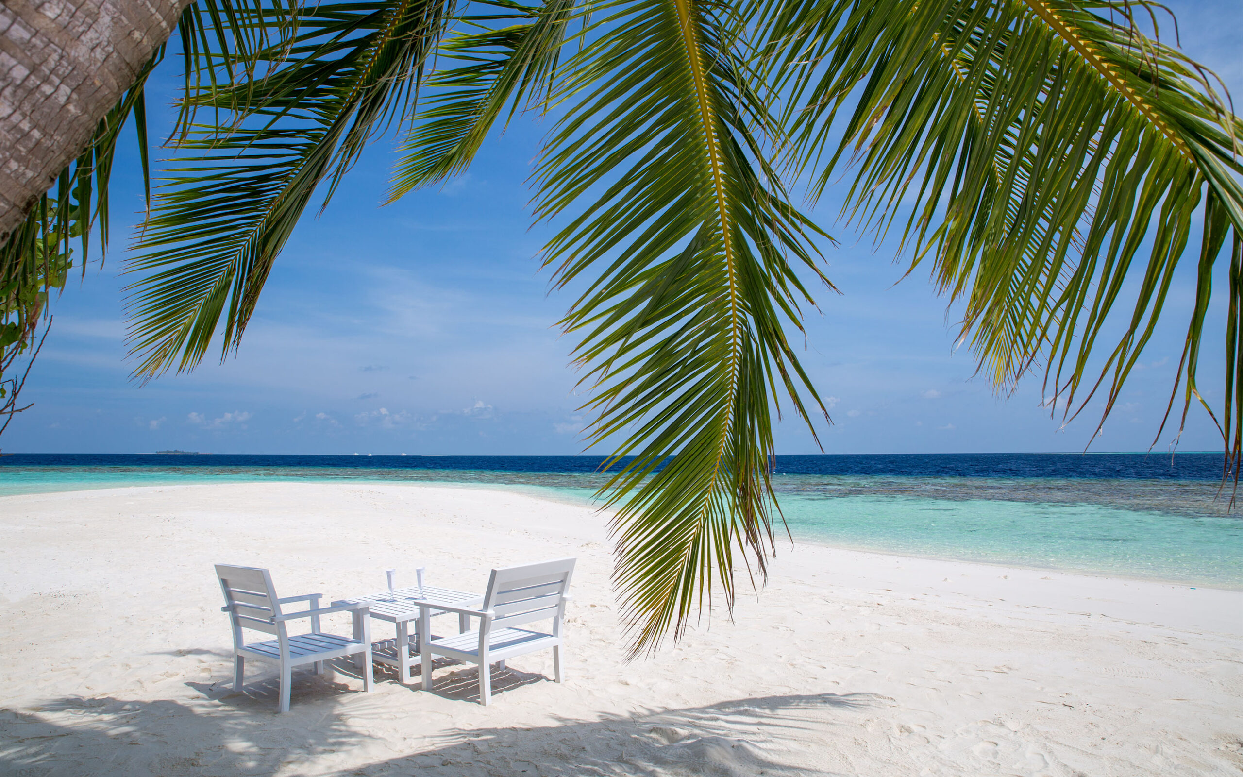 Rejser til Maldiverne, Sandies Bathala Resort, strand