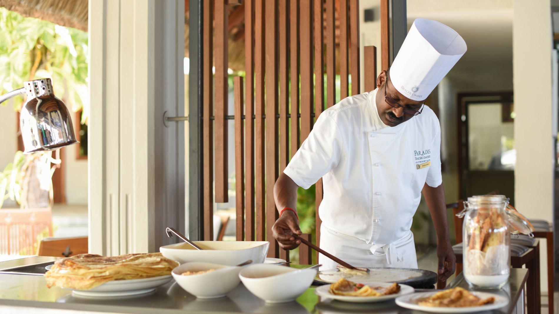 Rejser til Mauritius, Paradis Beachcomber Golf Resort & Spa, Lad dig friste af en friskbagt pandekage