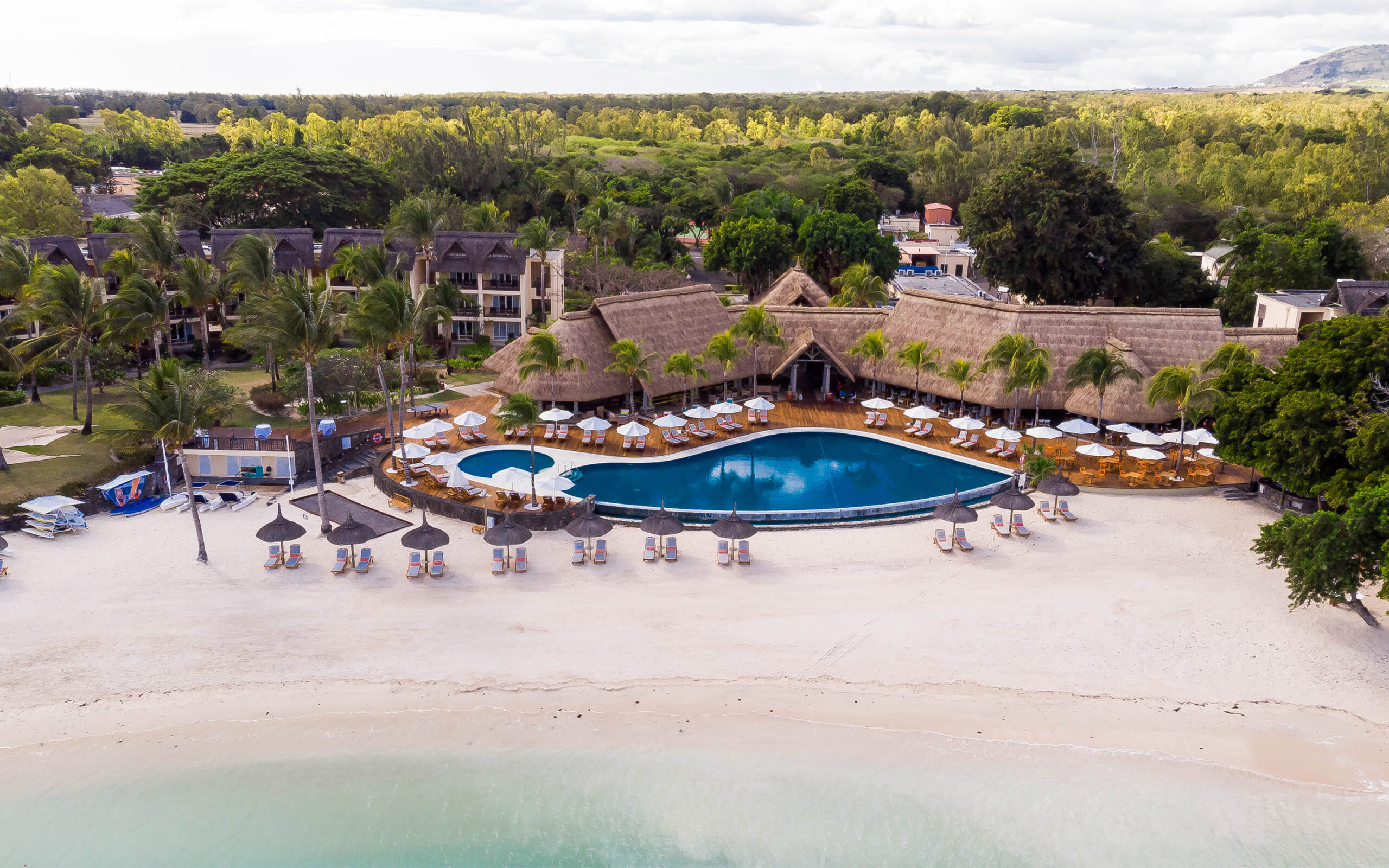 Mauritius Sands Suites Resort Aerial View