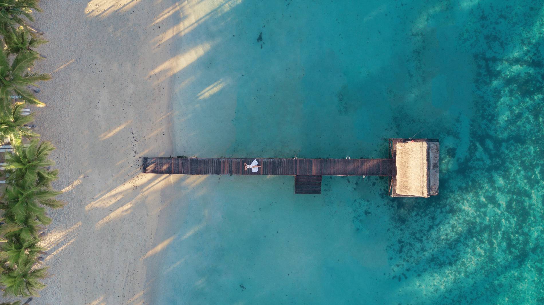 Rejser til Mauritius, Trou aux Biches Beachcomber Golf Resort & Spa, Bådbroen ved Trou aux Biches Beachcomber