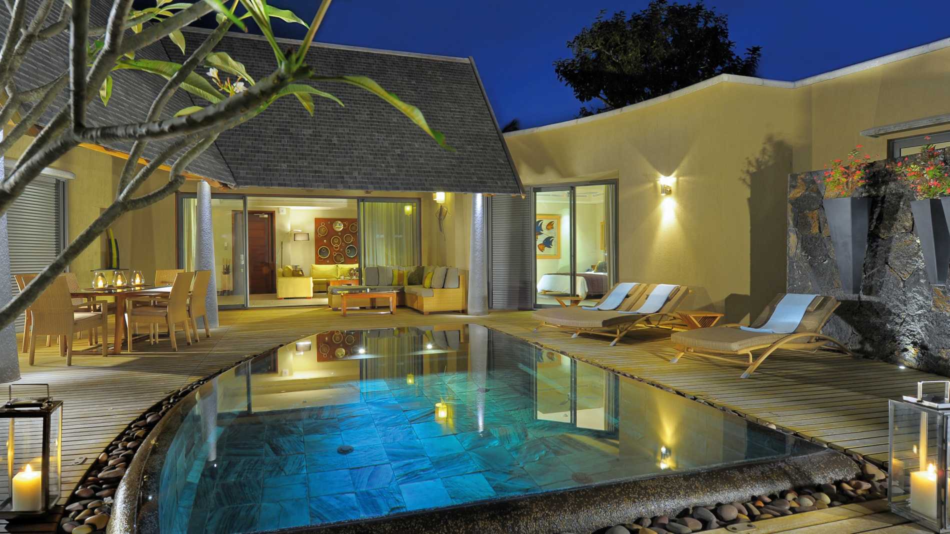 Rejser til Mauritius, Trou aux Biches Beachcomber Golf Resort & Spa, Pool Villa
