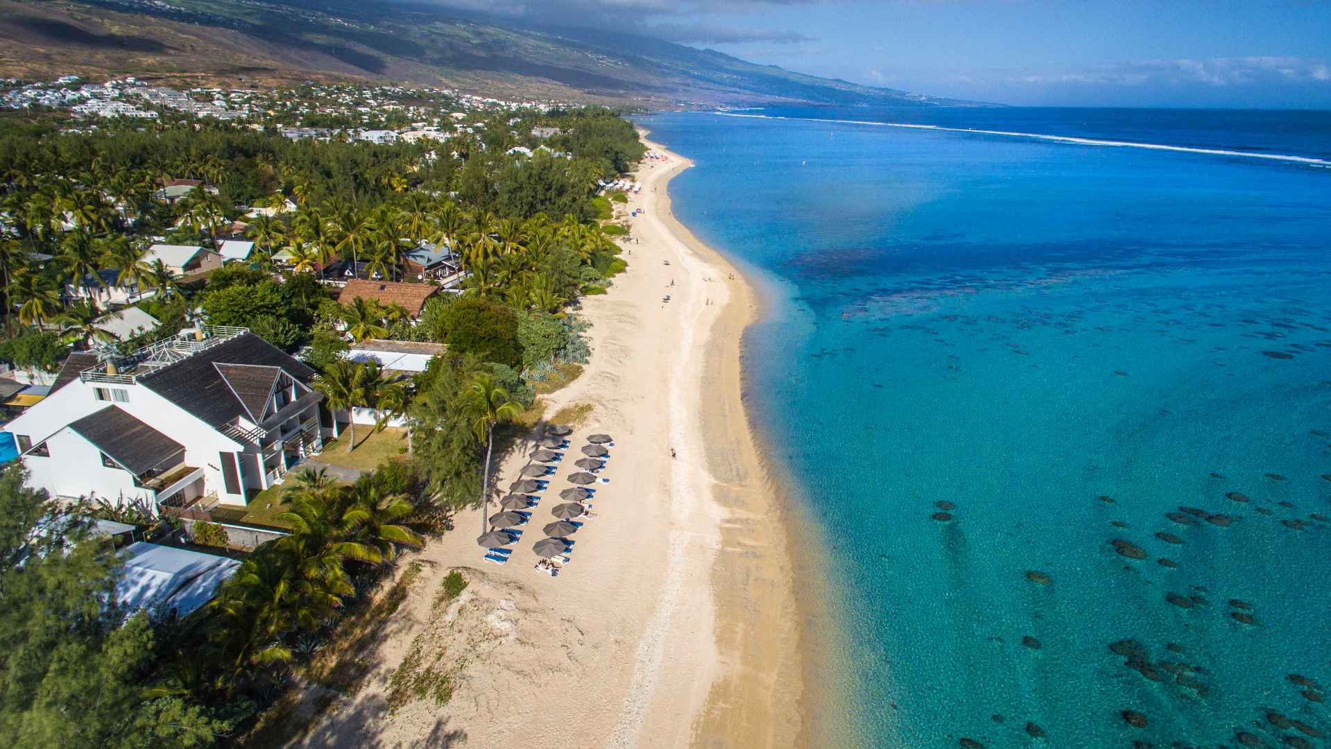Réunion nautile beach panorama