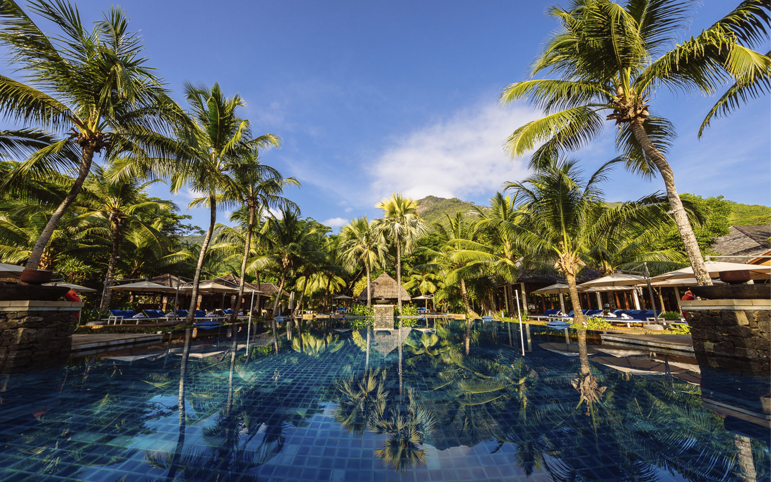 Seychellerne Silhouette Island Hilton Labriz Pool