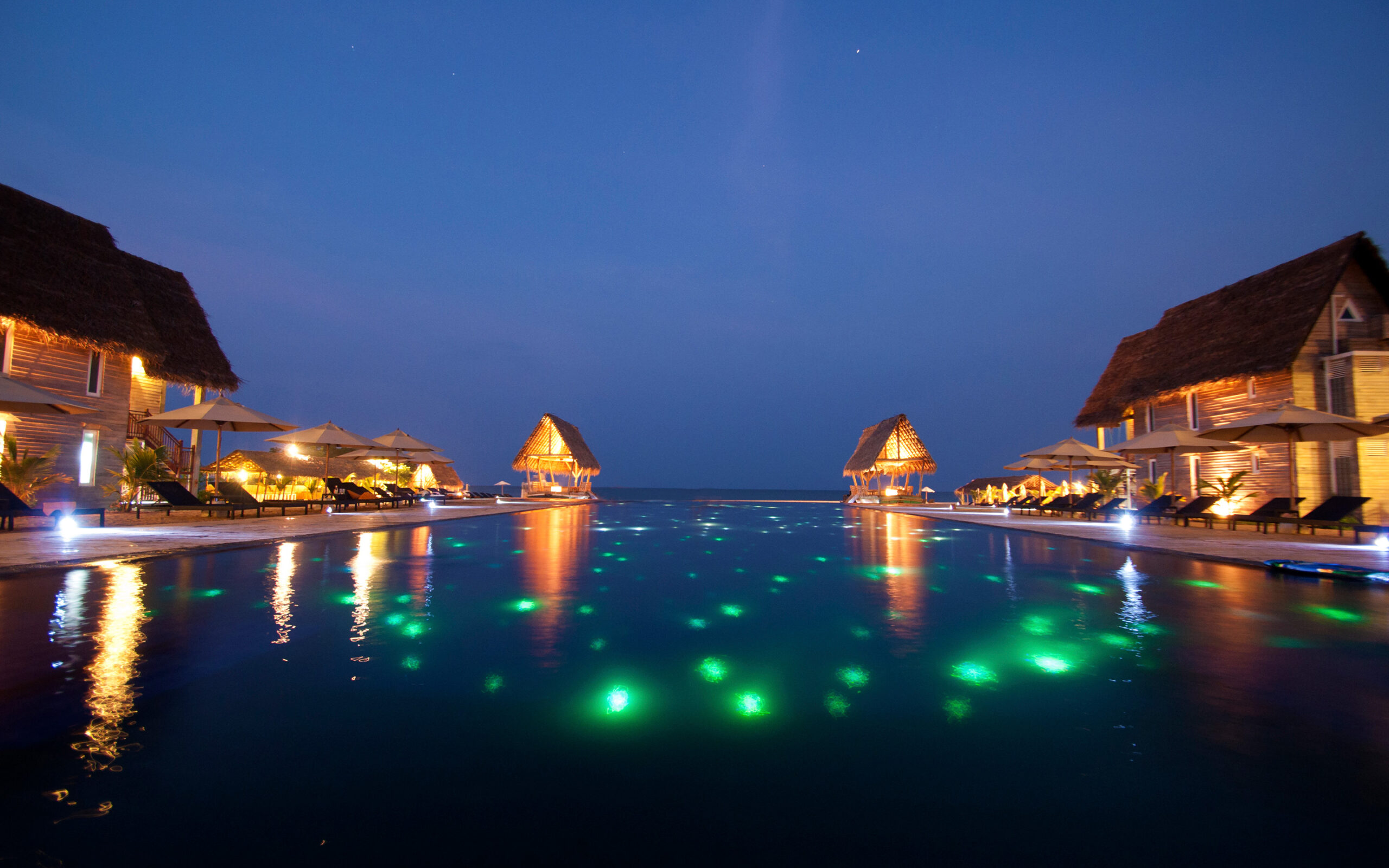 Sri Lanka Maalu Maalu Resort Aftenstemning Poolen