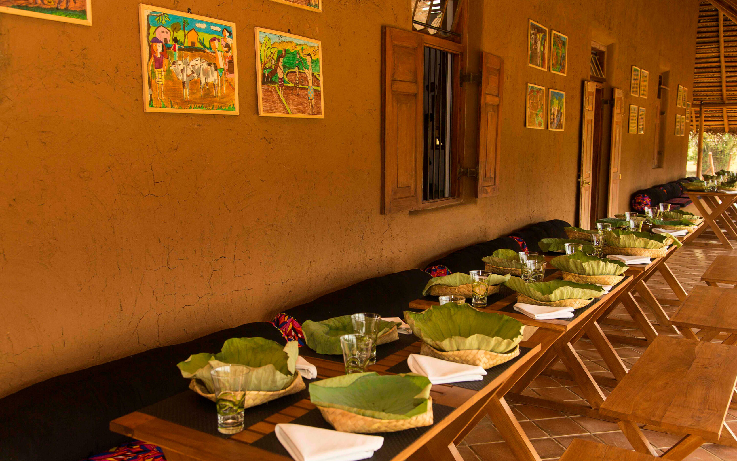 Sri Lanka Sigiriya Aliya Resort Middag Srilankanske Restaurant Nagula