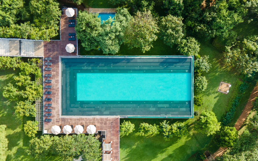 Sri Lanka Sigiriya Aliya Resort Pool Fra Oven